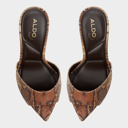 Anniebrilden in Brown Multi 14190598 - Heeled mule, Stiletto heel - Brown multi