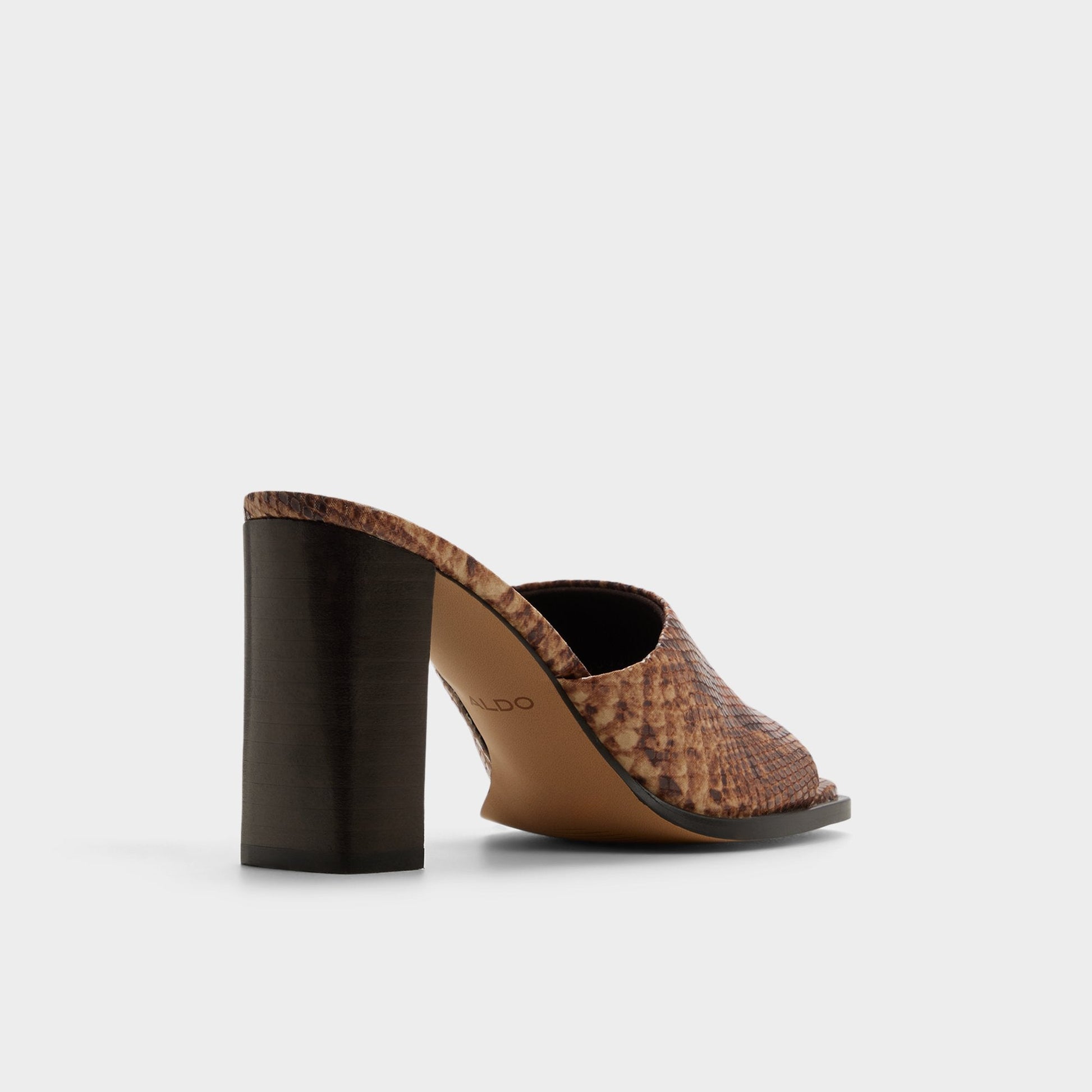 Re in Sophia Brown Multi14190695 - Heeled mule, Block heel - Brown multi