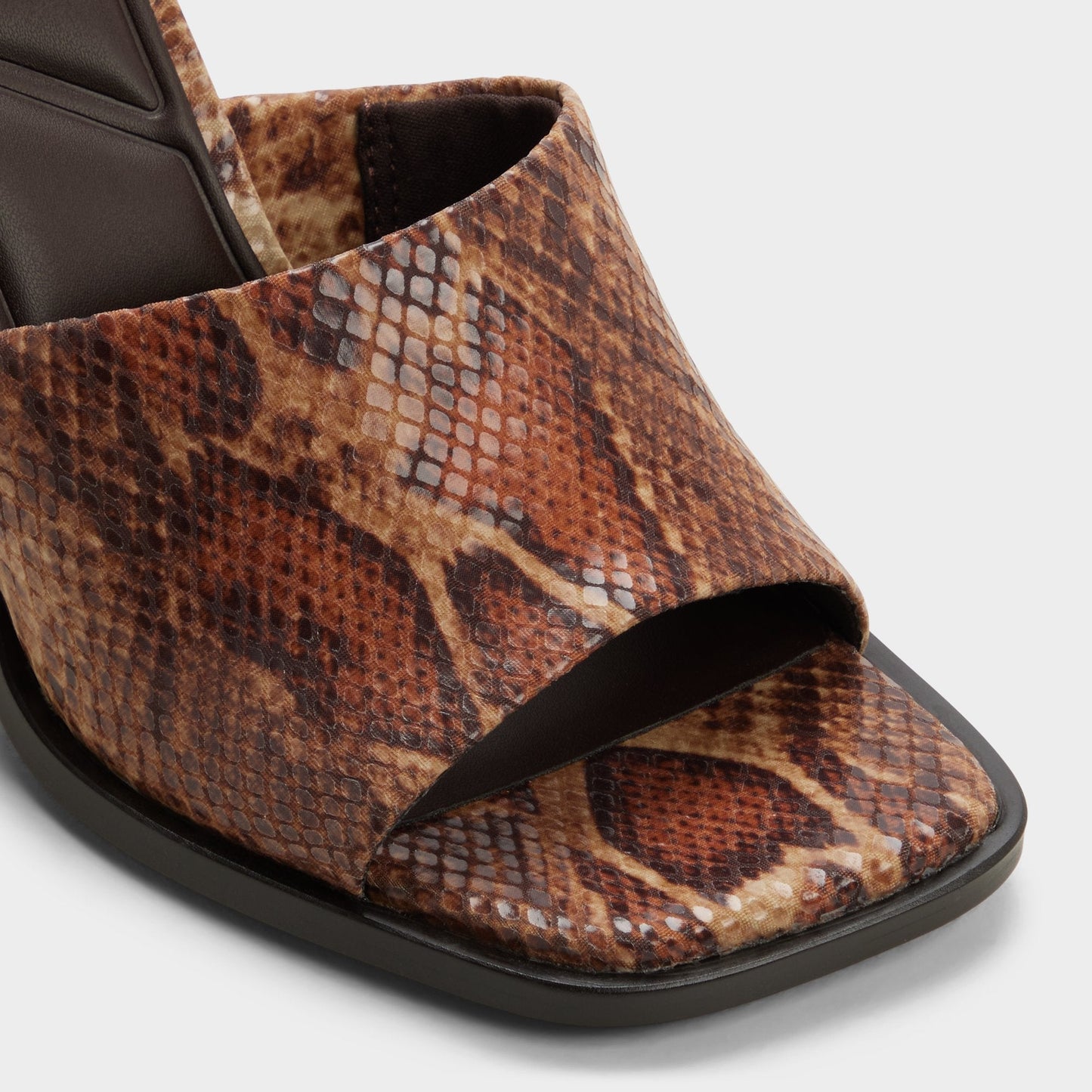 Re in Sophia Brown Multi14190695 - Heeled mule, Block heel - Brown multi