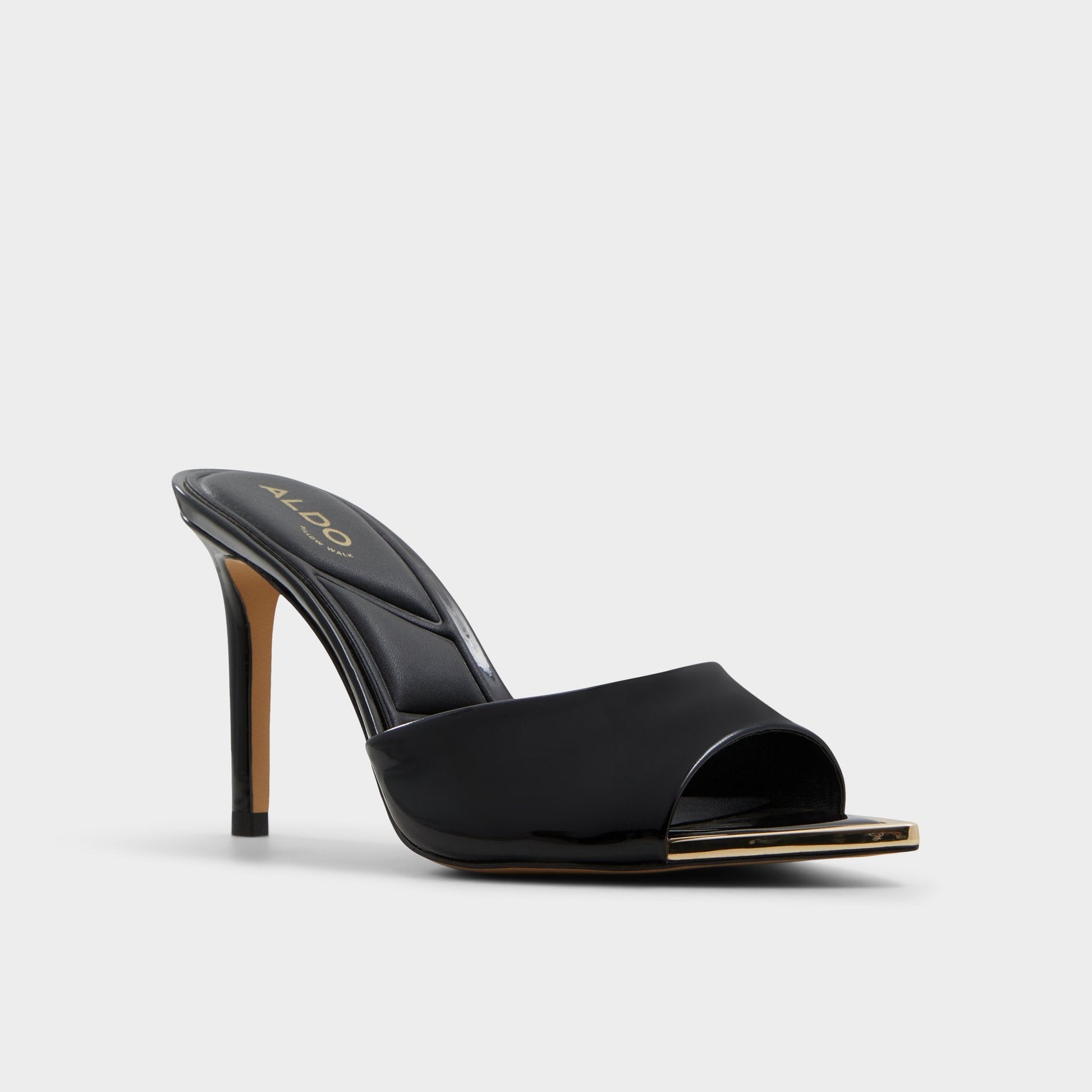 Anniebrilden Black Women's Heeled mules - Heeled mule, Stiletto heel - Black
