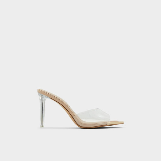 Annabrilden Bone Women's Heeled mules - Heeled mule, Stiletto heel - Bone