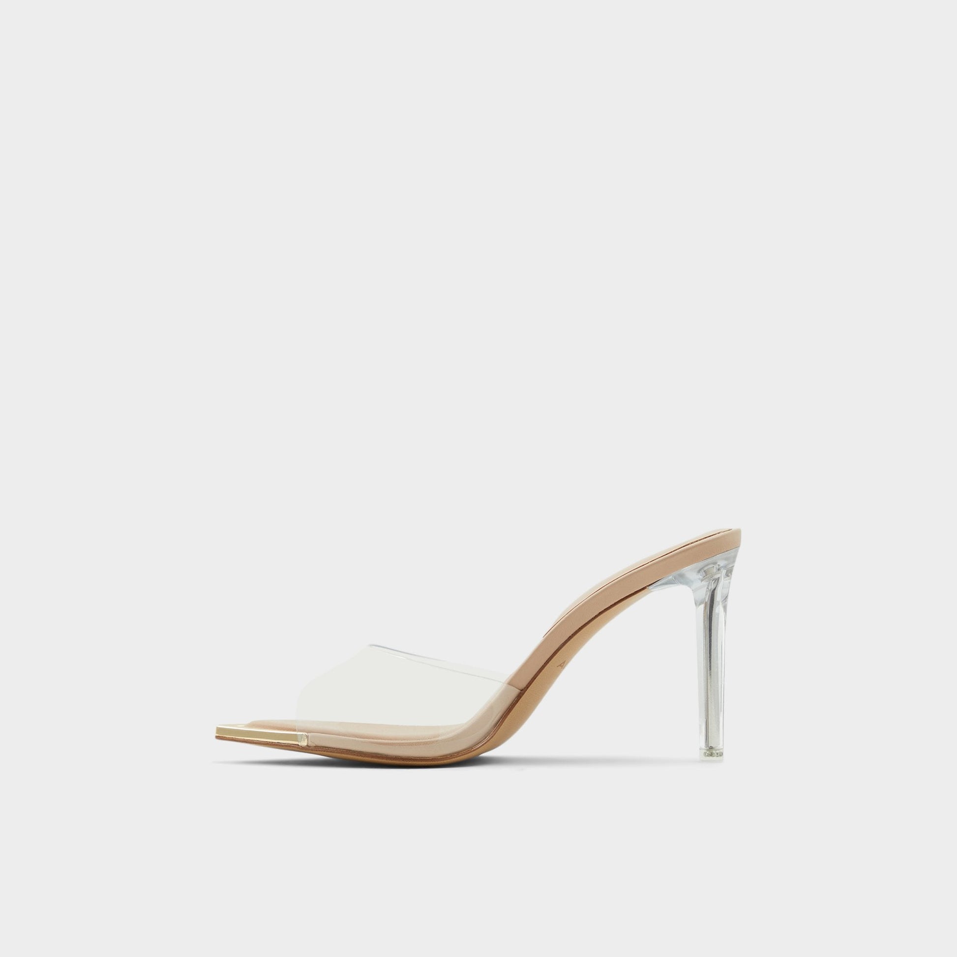 Annabrilden Bone Women's Heeled mules - Heeled mule, Stiletto heel - Bone