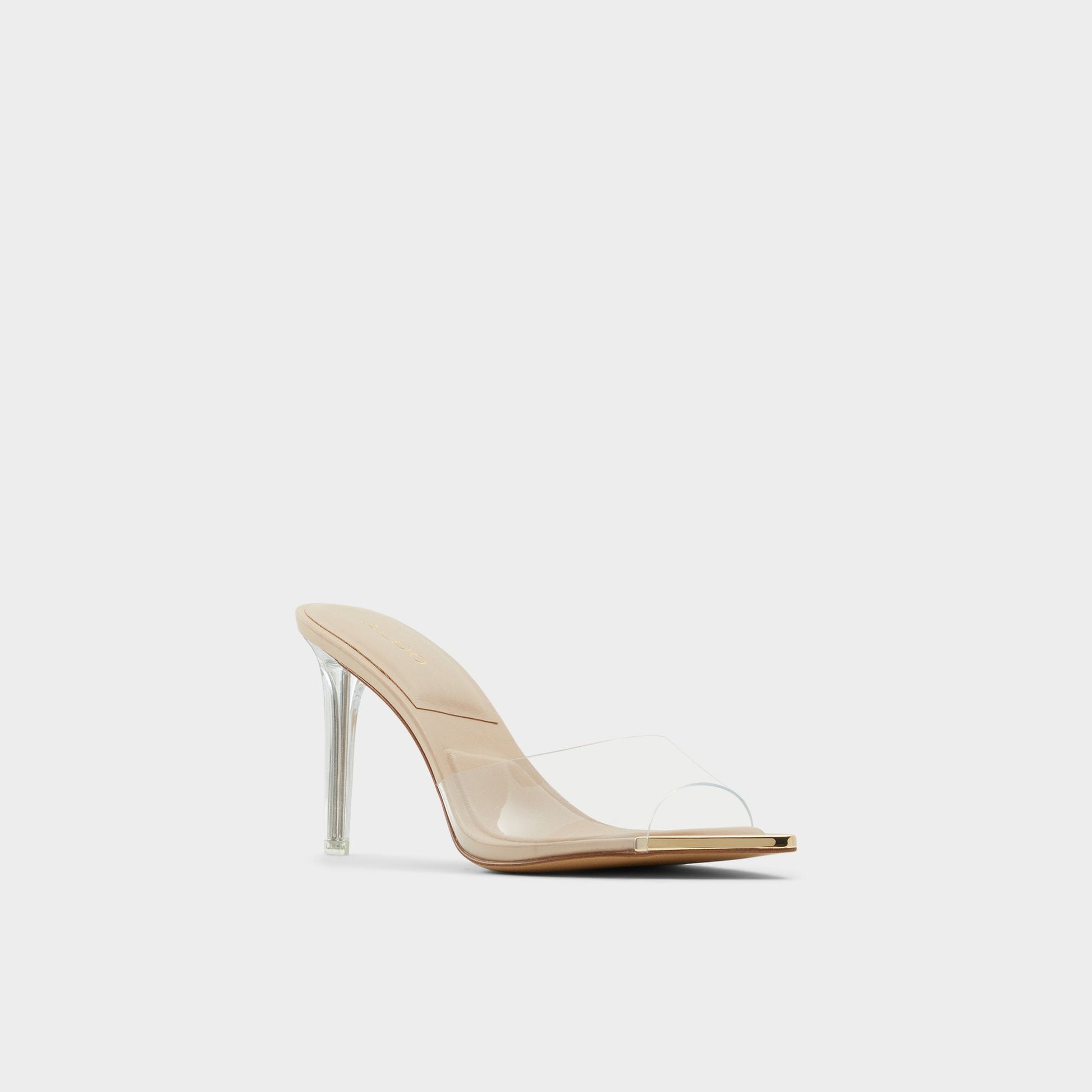 Annabrilden Bone Women's Heeled mules - Heeled mule, Stiletto heel - Bone