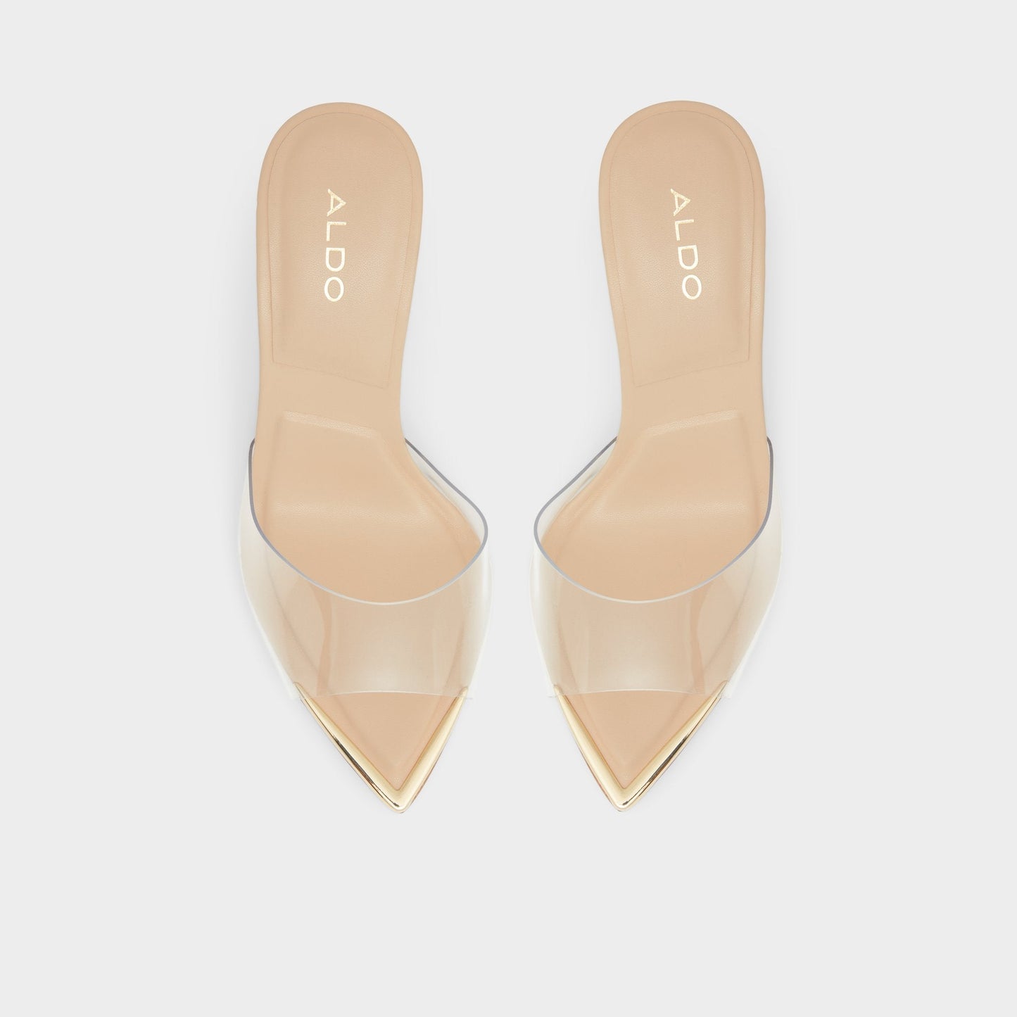 Annabrilden Bone Women's Heeled mules - Heeled mule, Stiletto heel - Bone