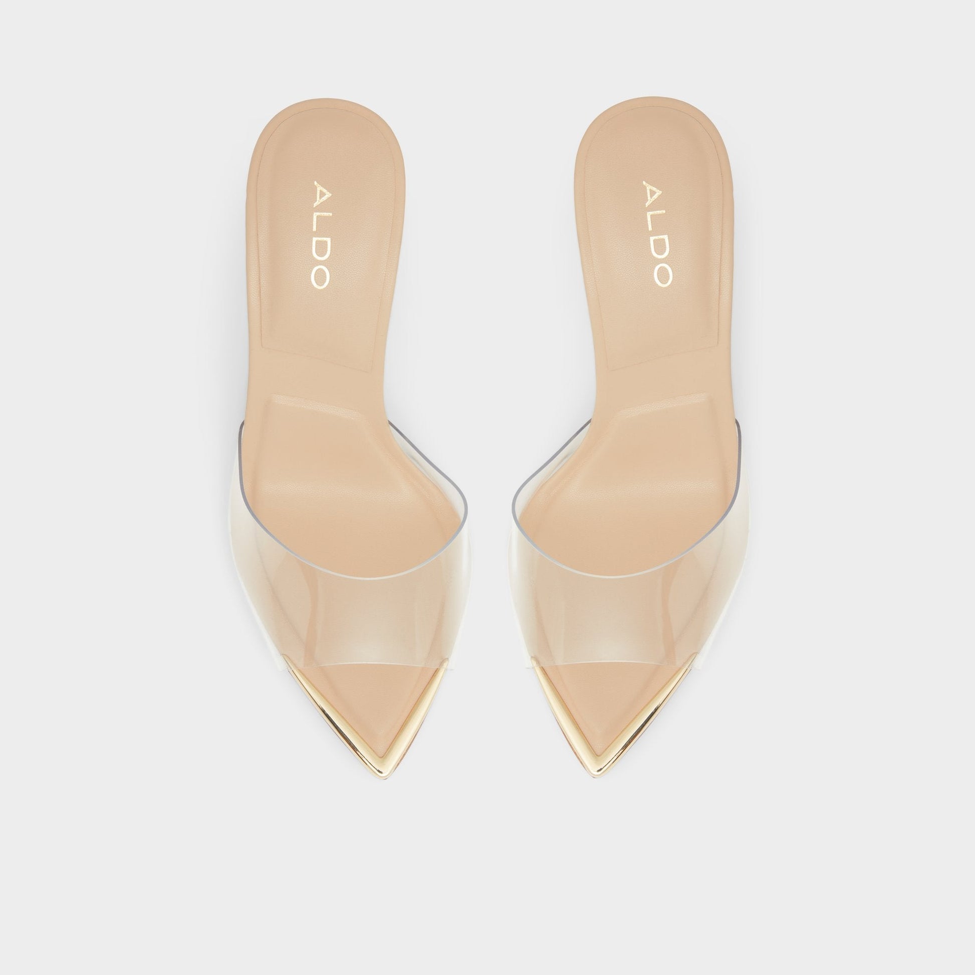 Annabrilden Bone Women's Heeled mules - Heeled mule, Stiletto heel - Bone