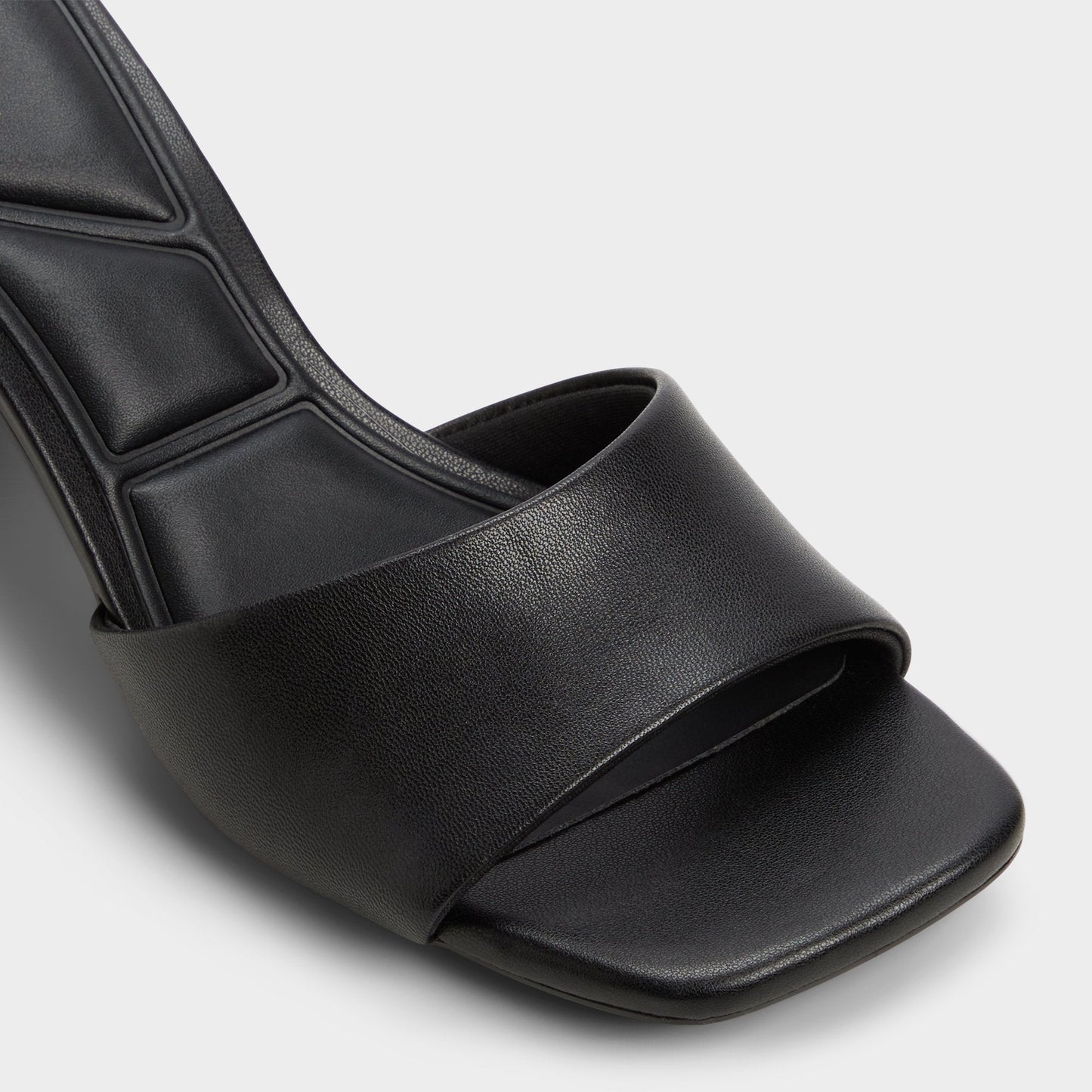 Tisha Black Women's Heeled mules - Heeled mule, Block heel - Black