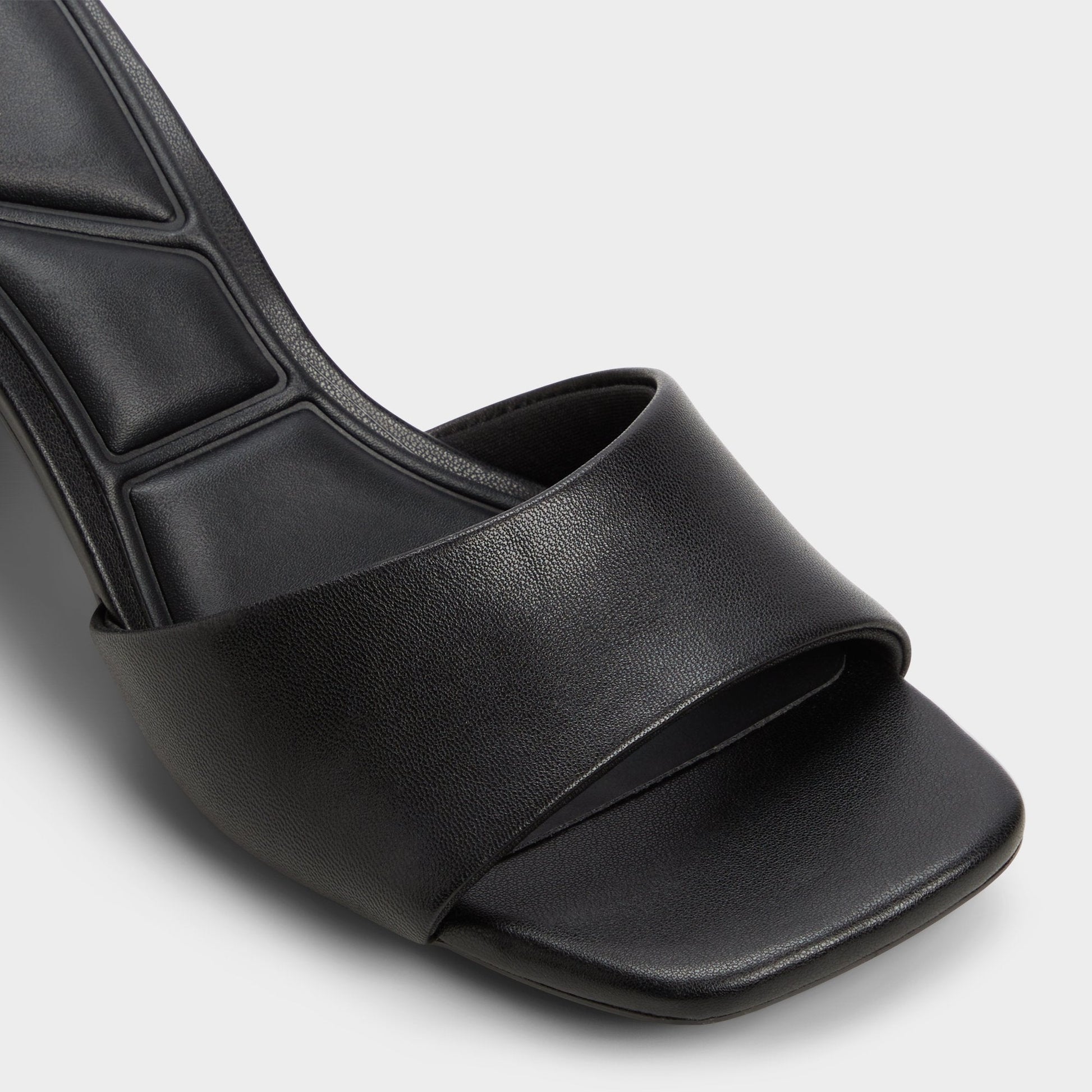 Tisha Black Women's Heeled mules - Heeled mule, Block heel - Black