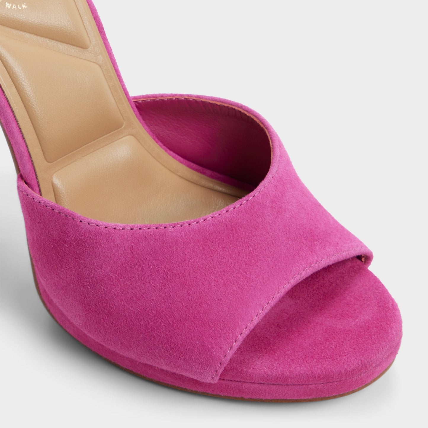 Rivieraa in Dark Pink - Heeled mule, Platform - Dark pink