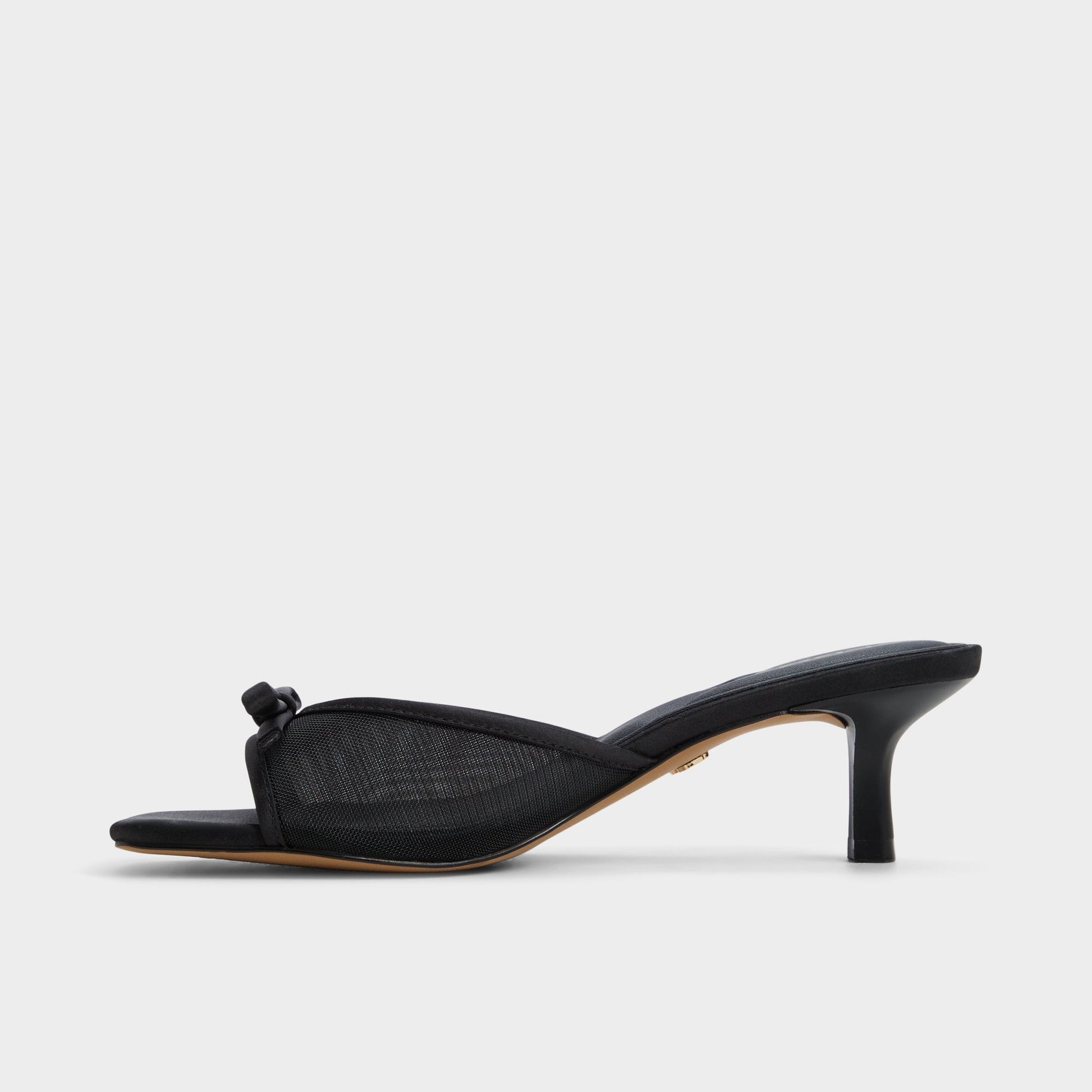 Begoniaa Black Women's Heeled mules - Heeled mule, Kitten heel - Black