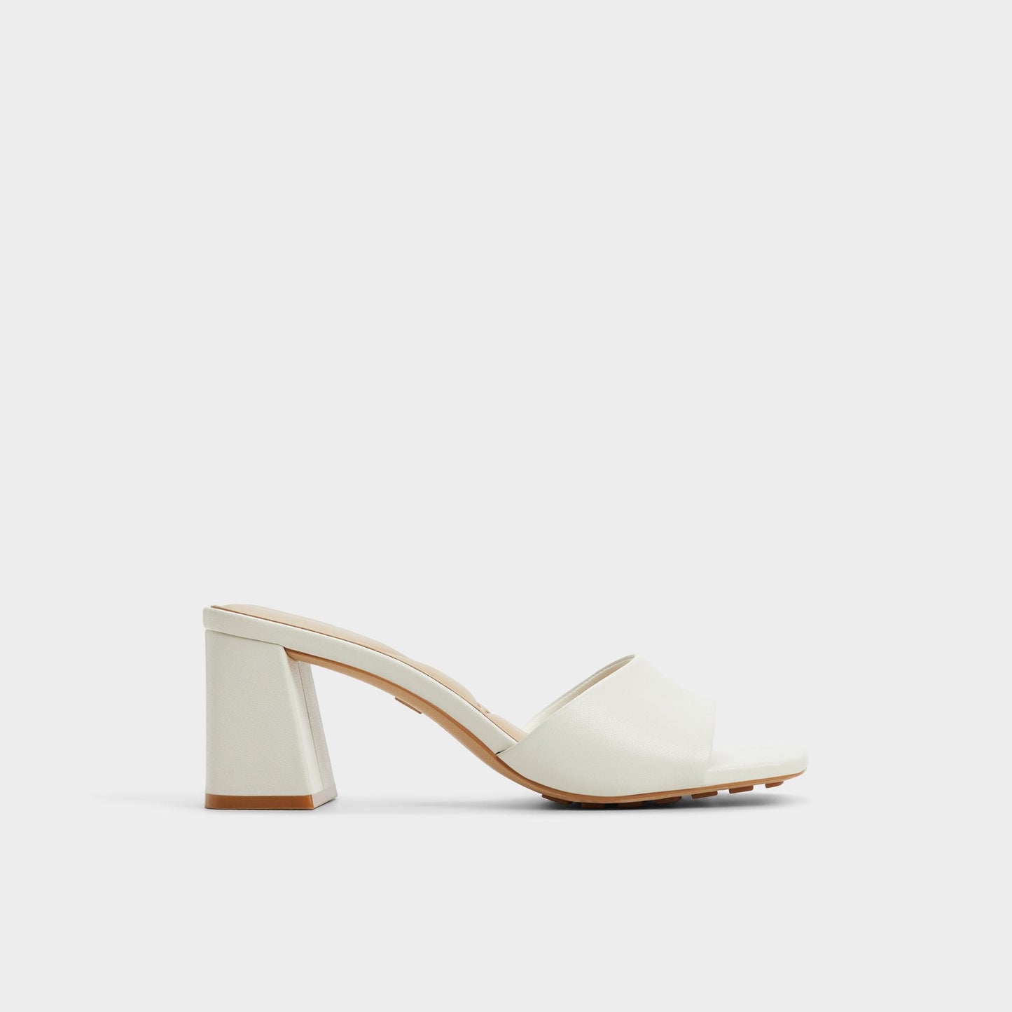 Tisha White Women's Heeled mules - Heeled mule, Block heel - White