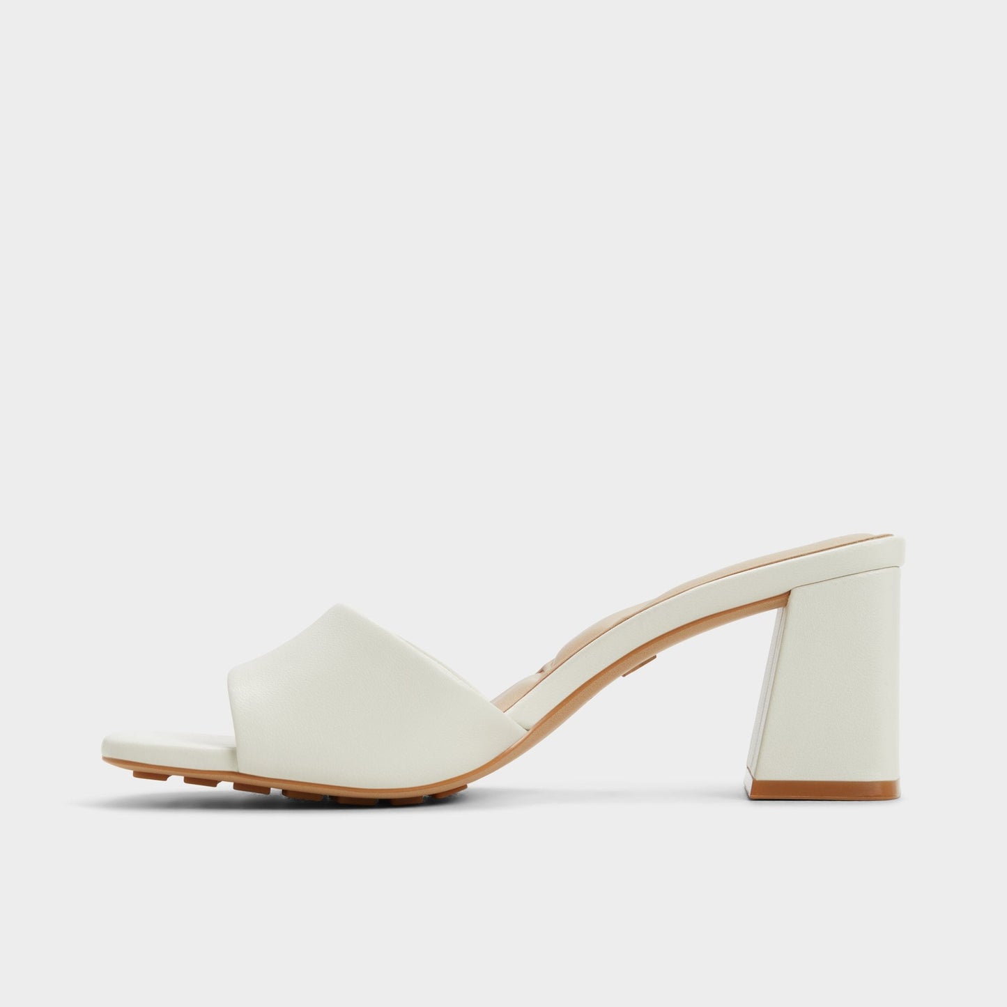 Tisha White Women's Heeled mules - Heeled mule, Block heel - White
