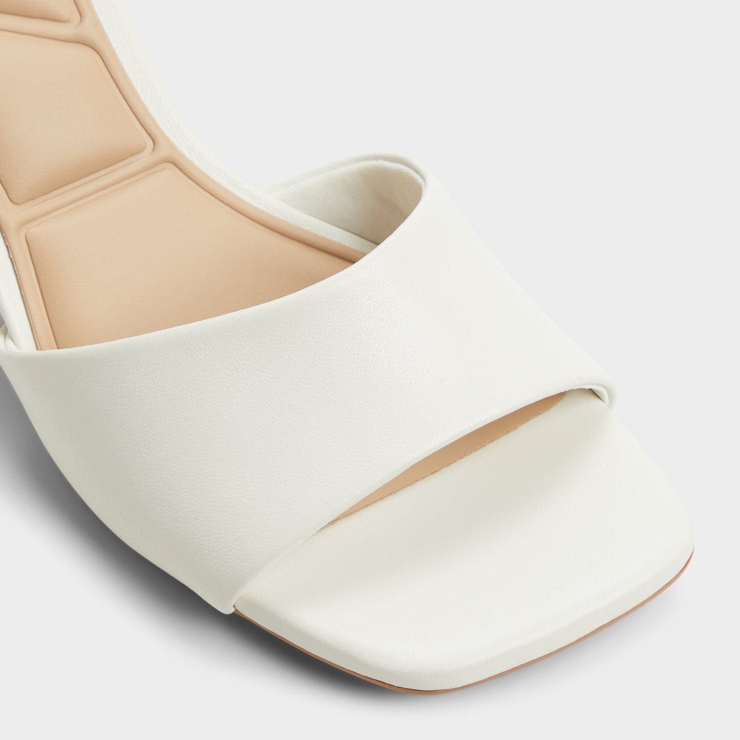 Tisha White Women's Heeled mules - Heeled mule, Block heel - White