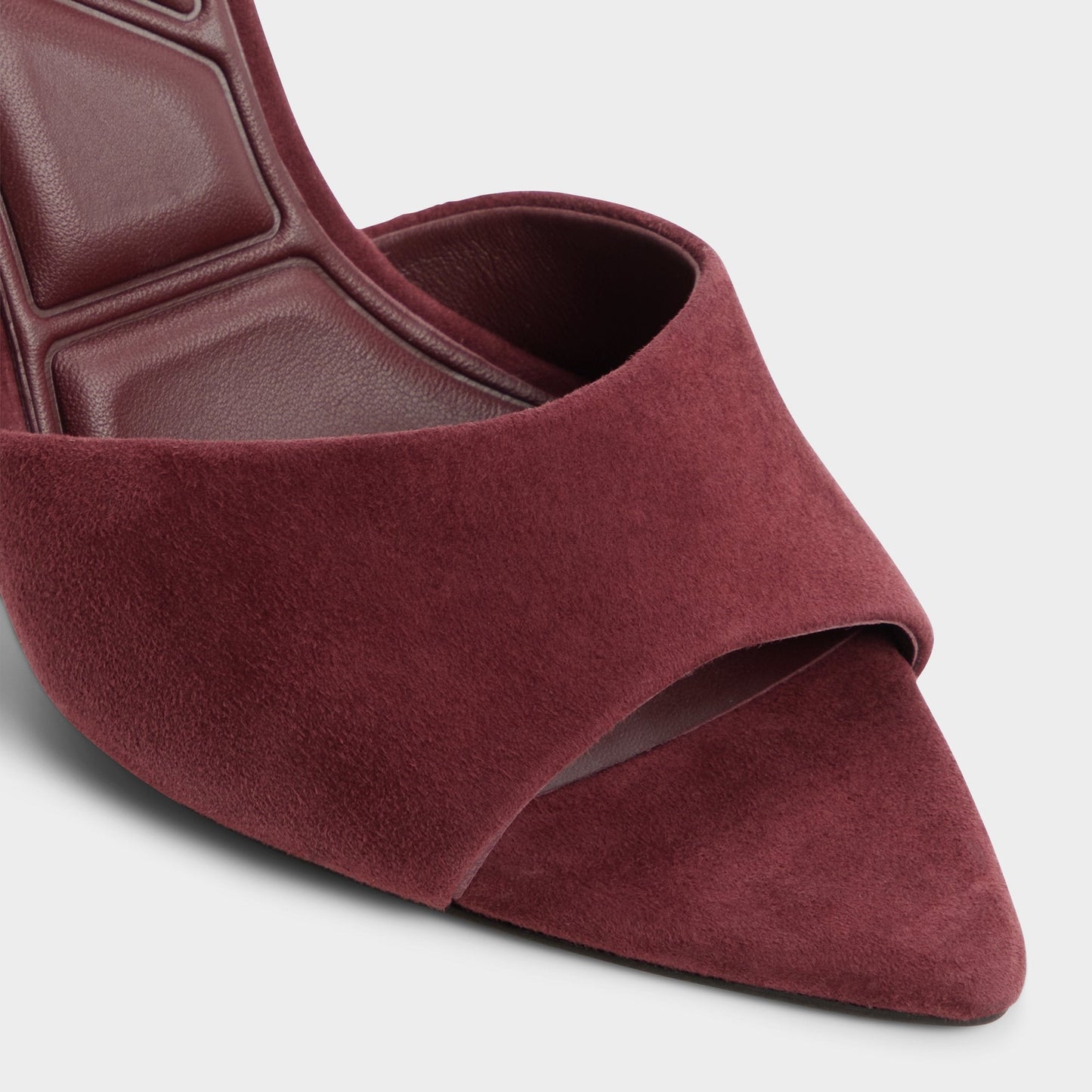 Seashella in Bordo - Heeled mule - Bordo