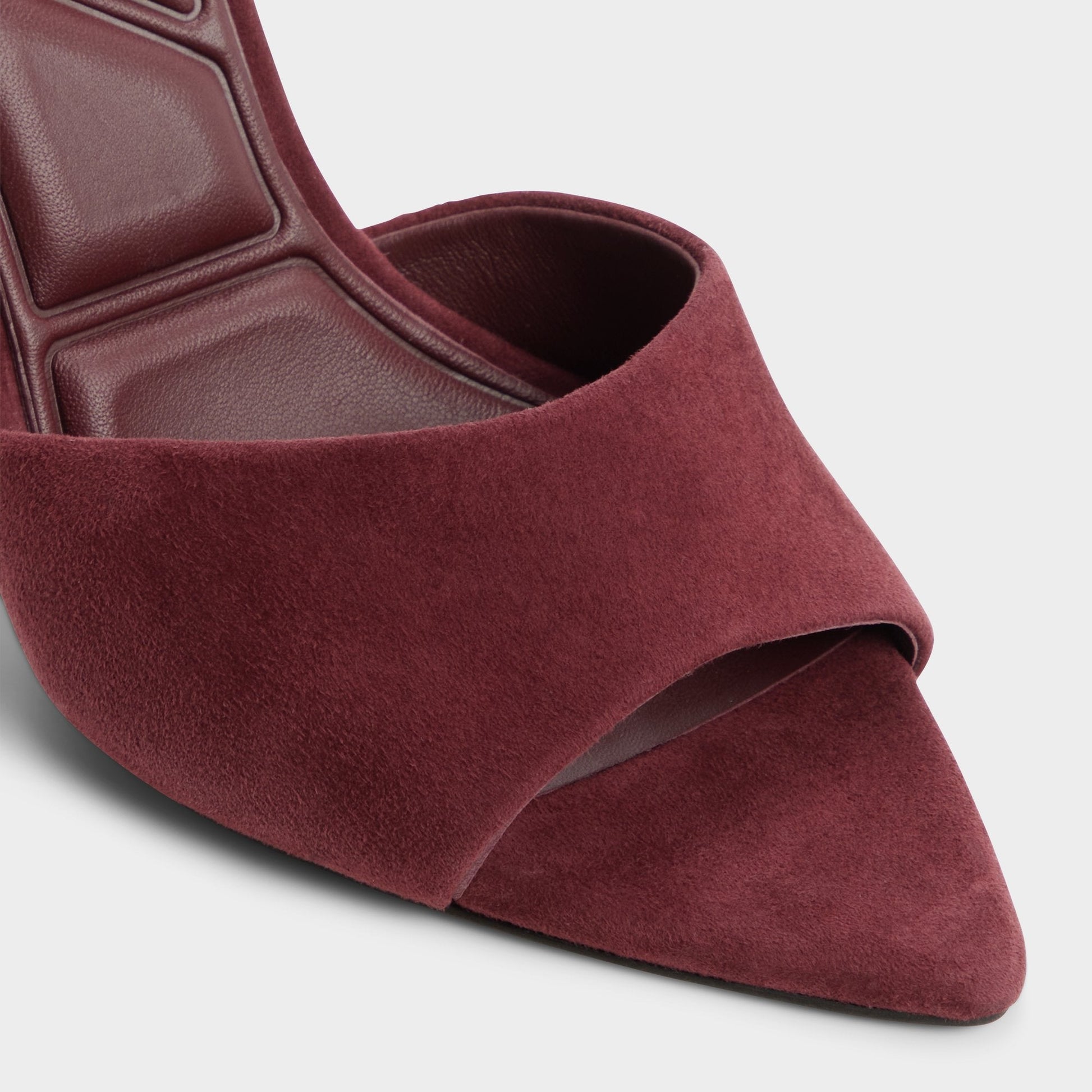 Seashella in Bordo - Heeled mule - Bordo