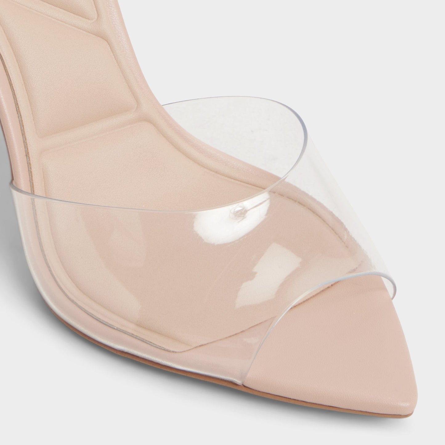 Anitabrilden Beige Women's Mule slides - Heeled mule, Stiletto heel - Beige