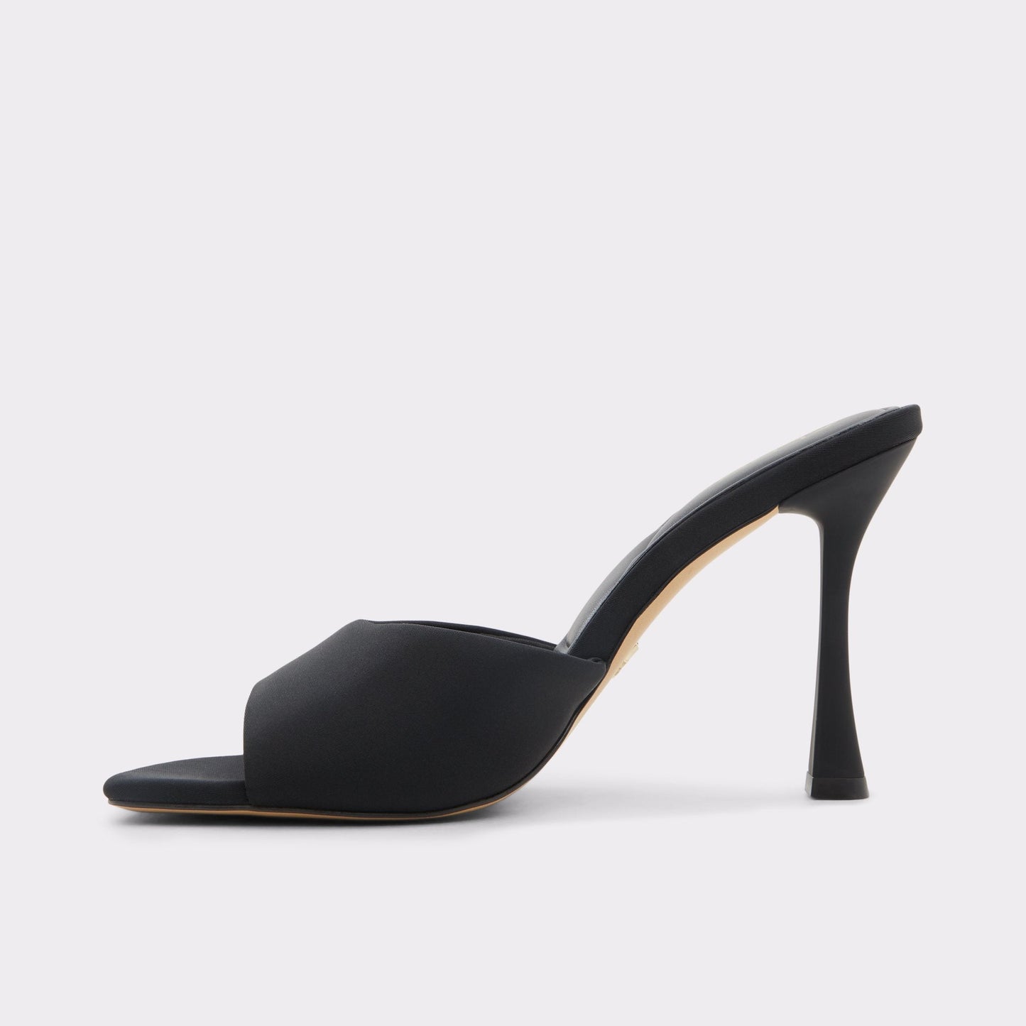 Evadalia Black Women's Heeled mules - Heeled mule, Stiletto heel - Black