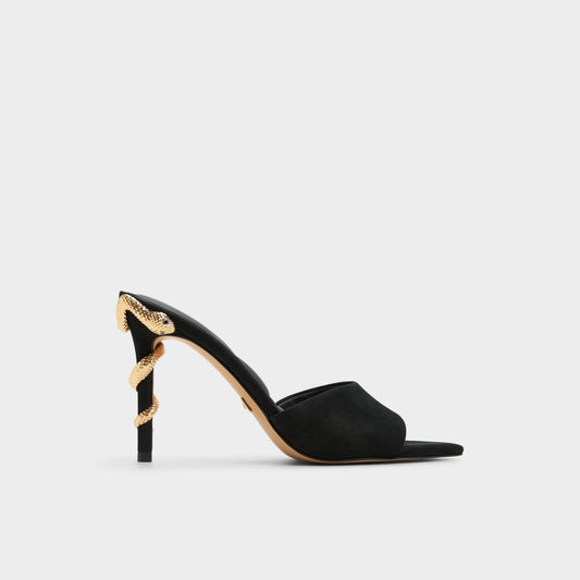 Seashella Other Black Women's Heeled mules - Heeled mule - Other Black