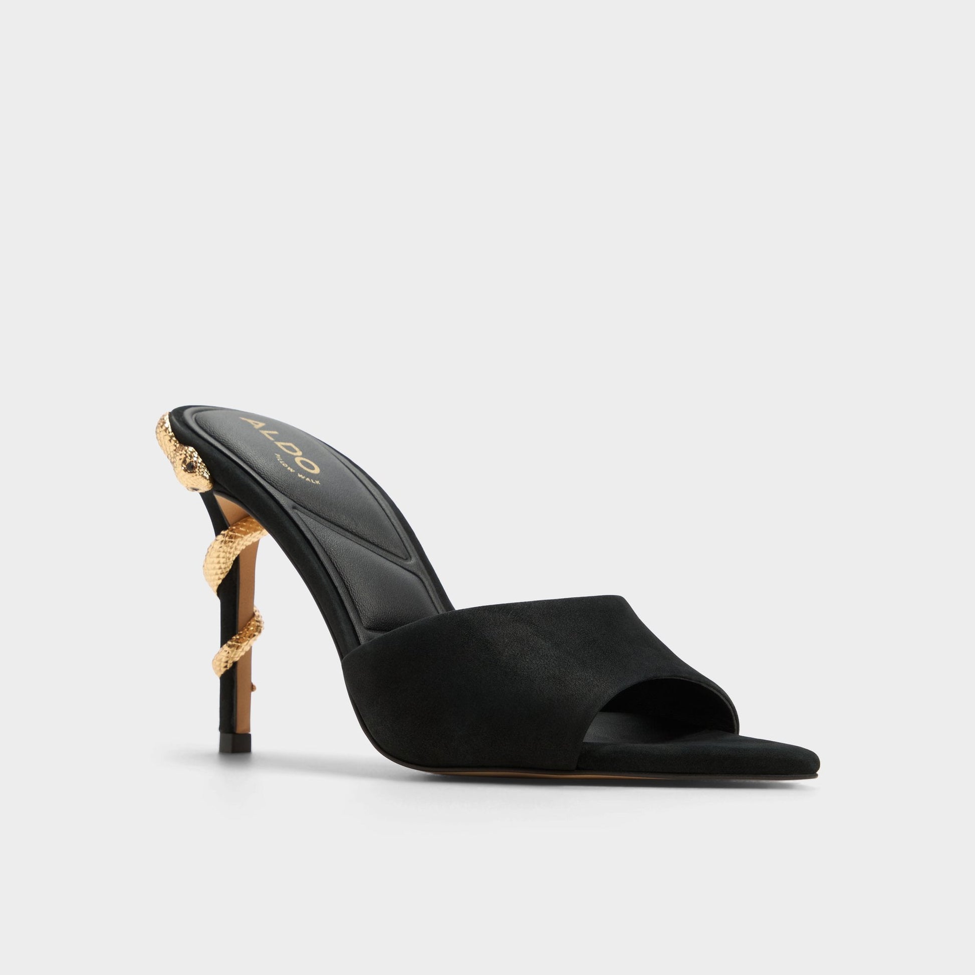 Seashella Other Black Women's Heeled mules - Heeled mule - Other Black