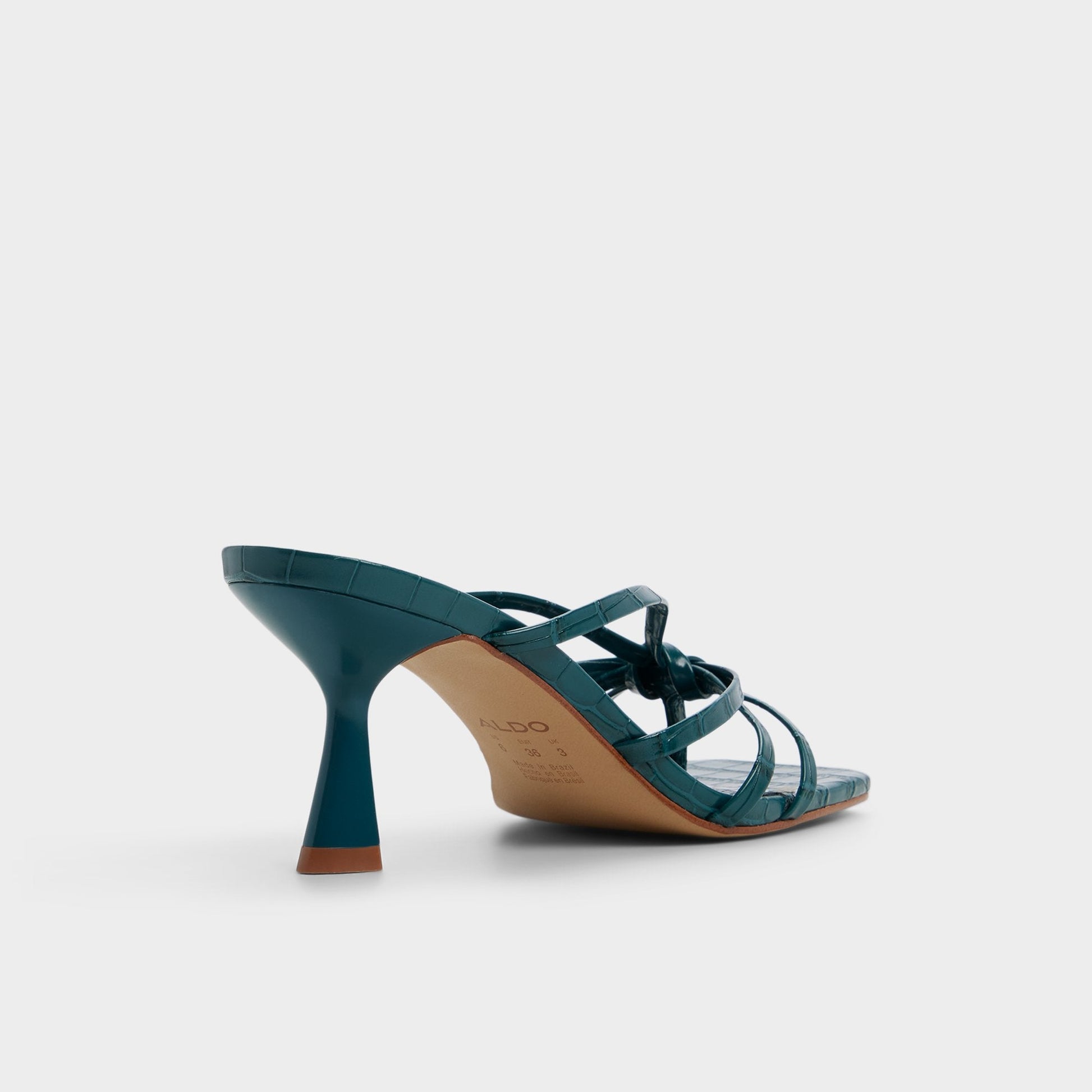 Lumera in Other Green - Heeled mule, Stiletto heel - Other green