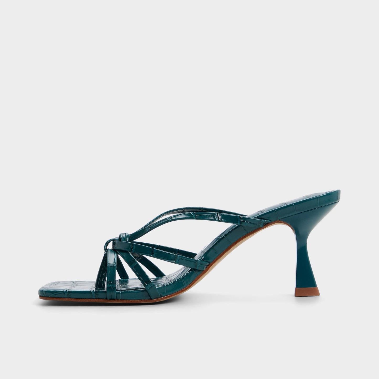 Lumera in Other Green - Heeled mule, Stiletto heel - Other green