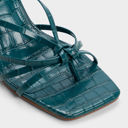 Lumera in Other Green - Heeled mule, Stiletto heel - Other green