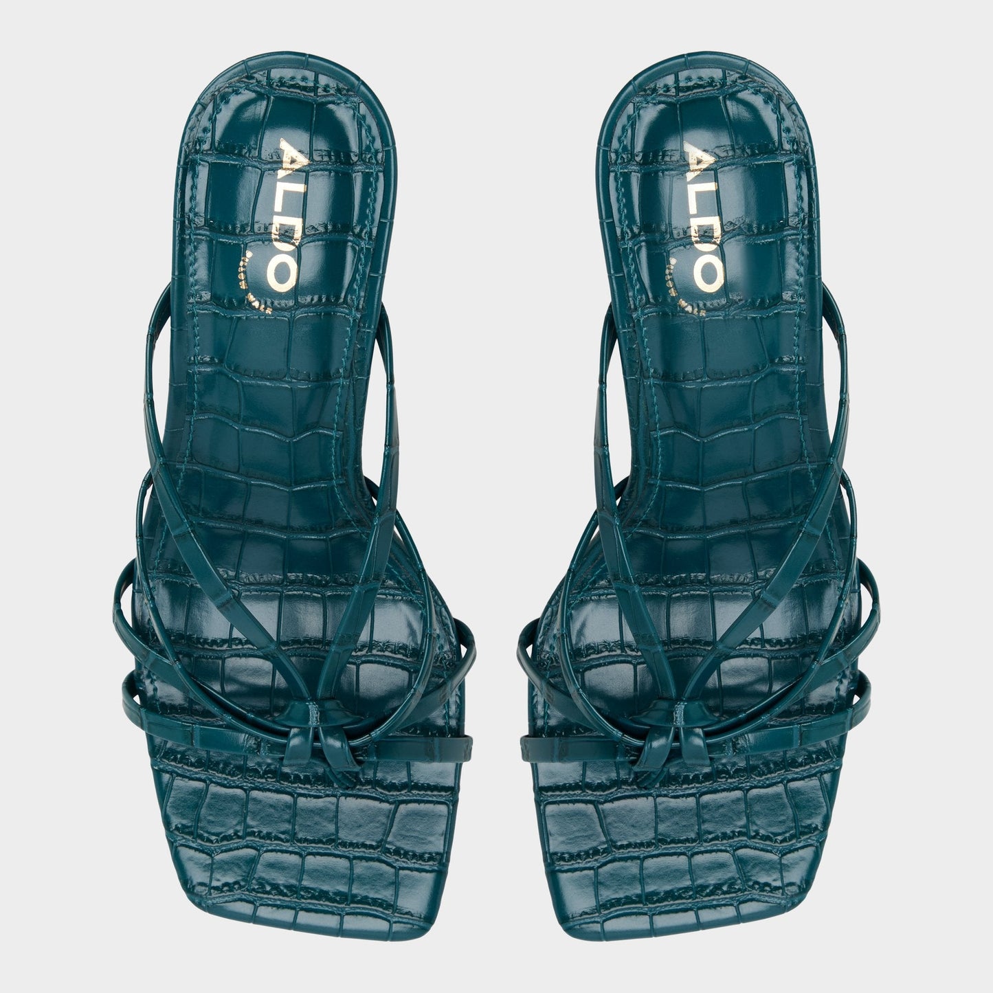 Lumera in Other Green - Heeled mule, Stiletto heel - Other green