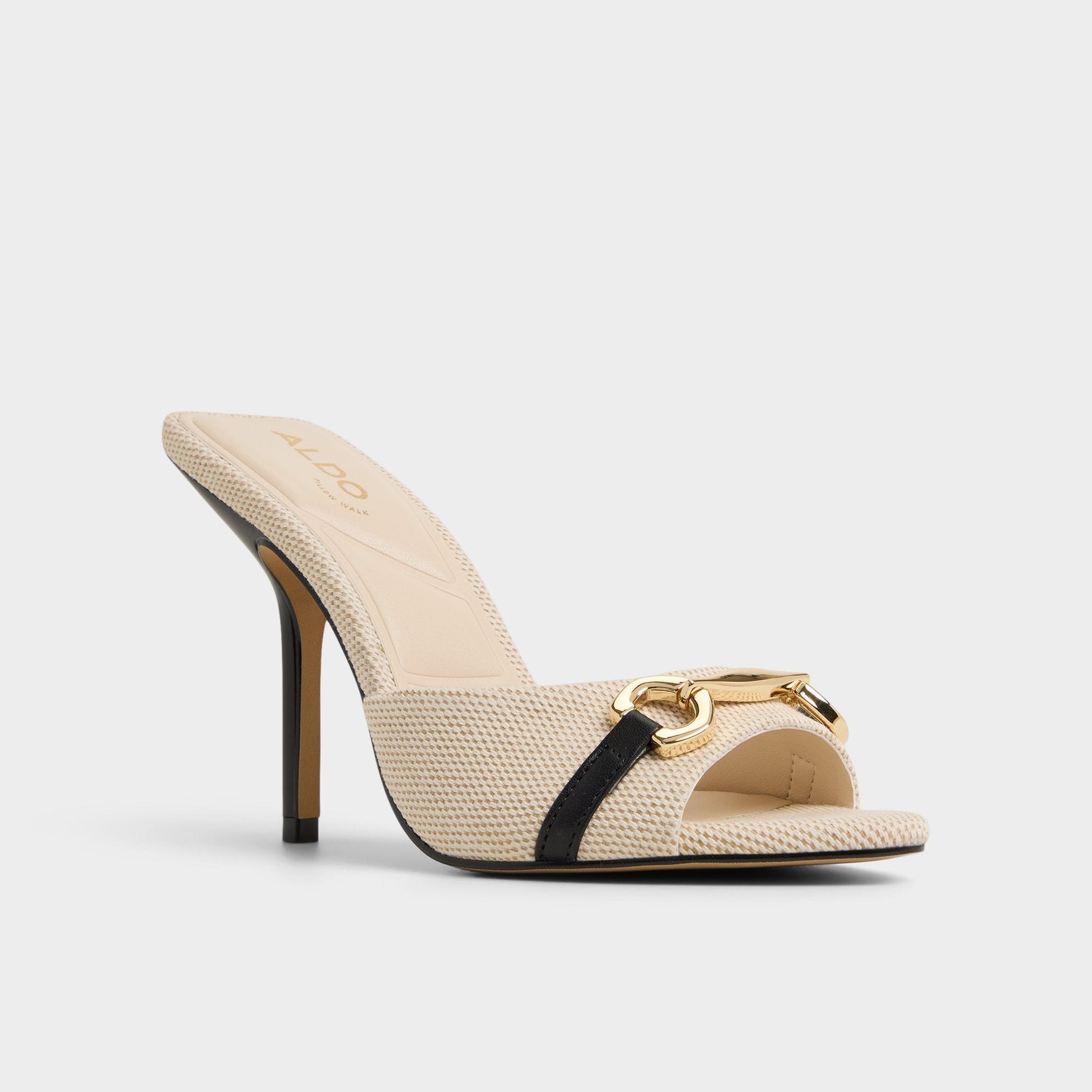 Madelynie in Open Natural - Heeled mule - Open natural