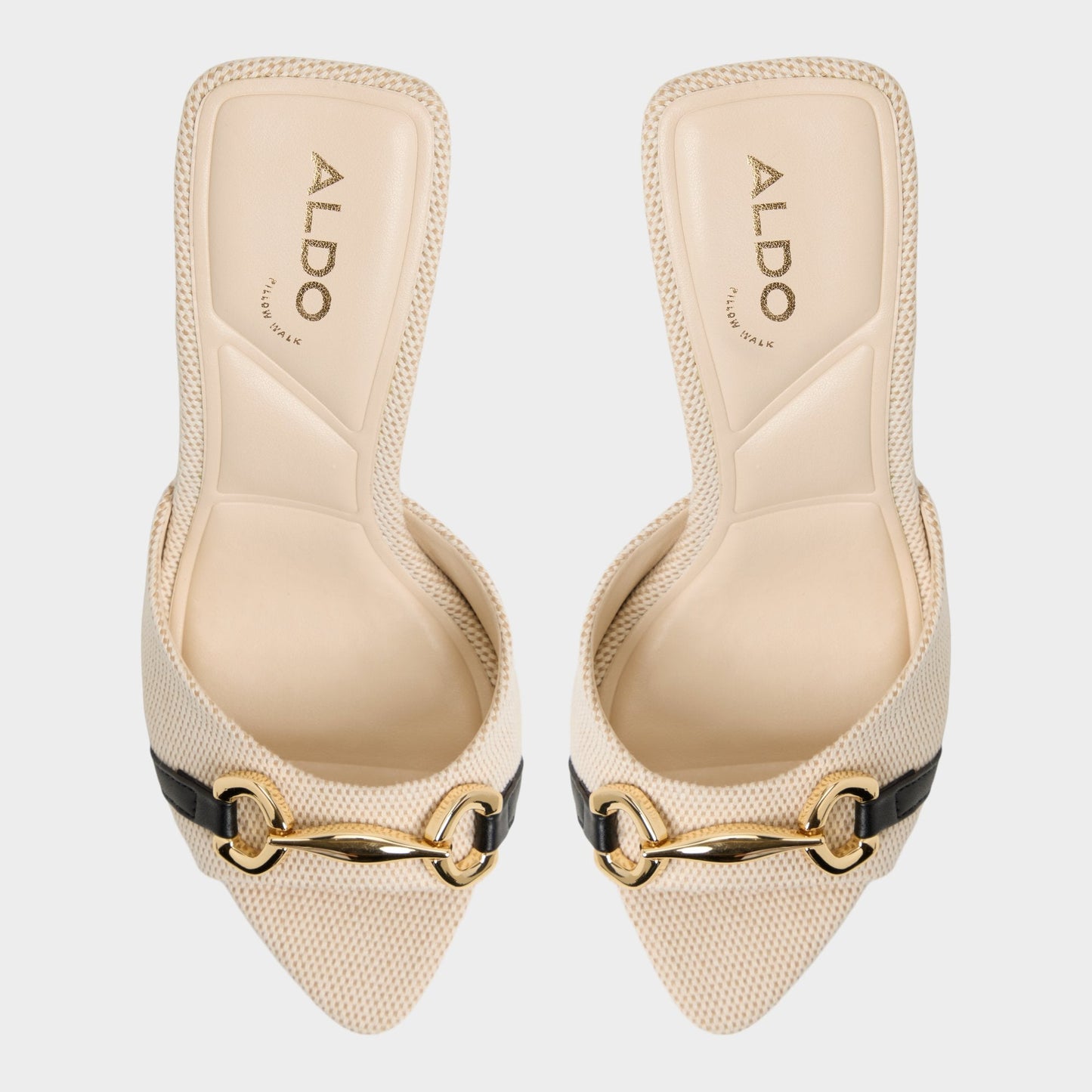 Madelynie in Open Natural - Heeled mule - Open natural