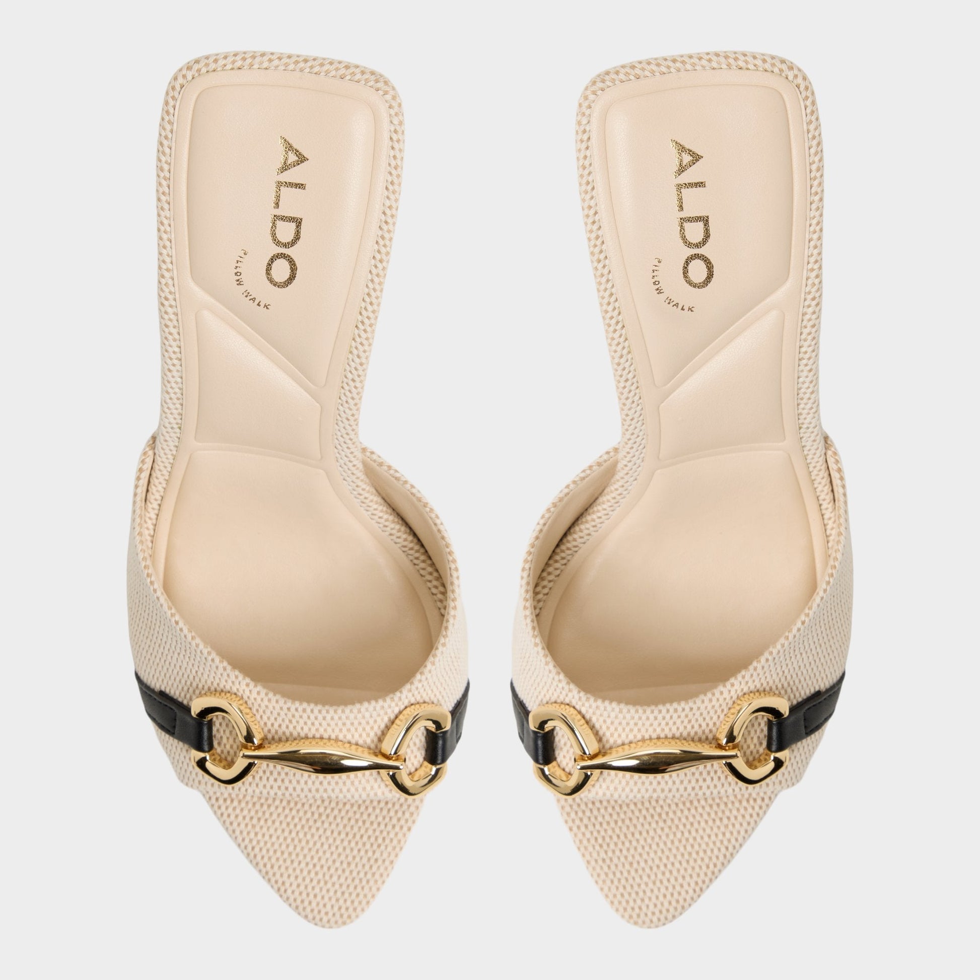 Madelynie in Open Natural - Heeled mule - Open natural