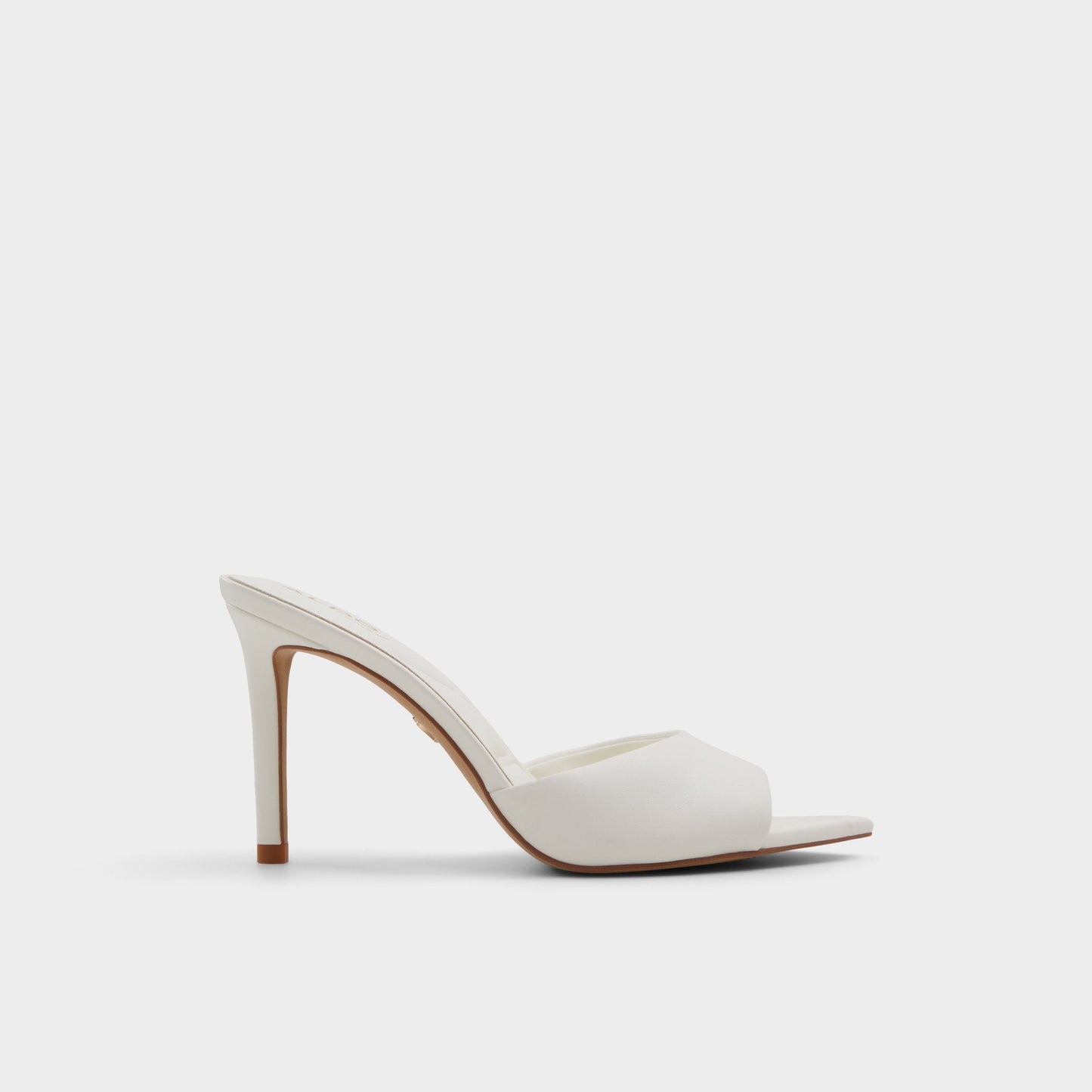 Anniebrilden White Women's Heeled mules - Heeled mule, Stiletto heel - White