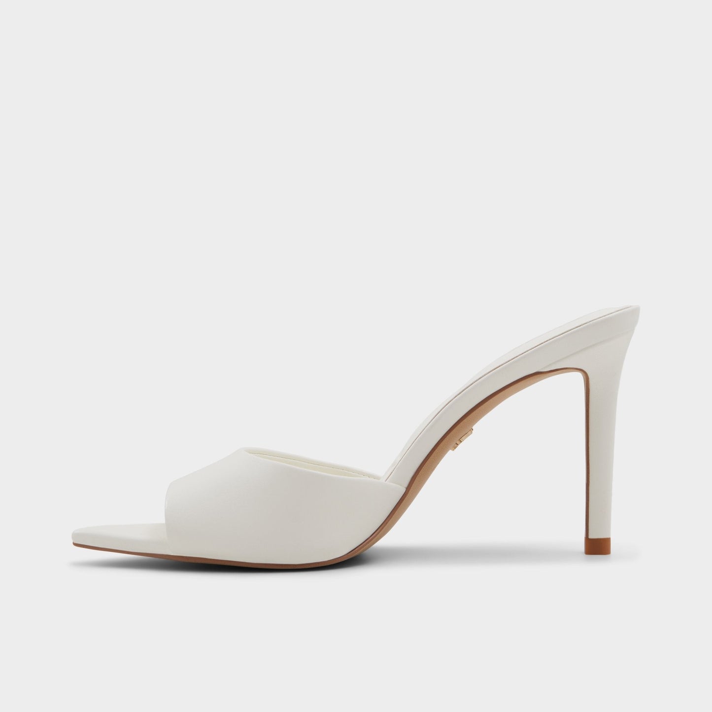 Anniebrilden White Women's Heeled mules - Heeled mule, Stiletto heel - White