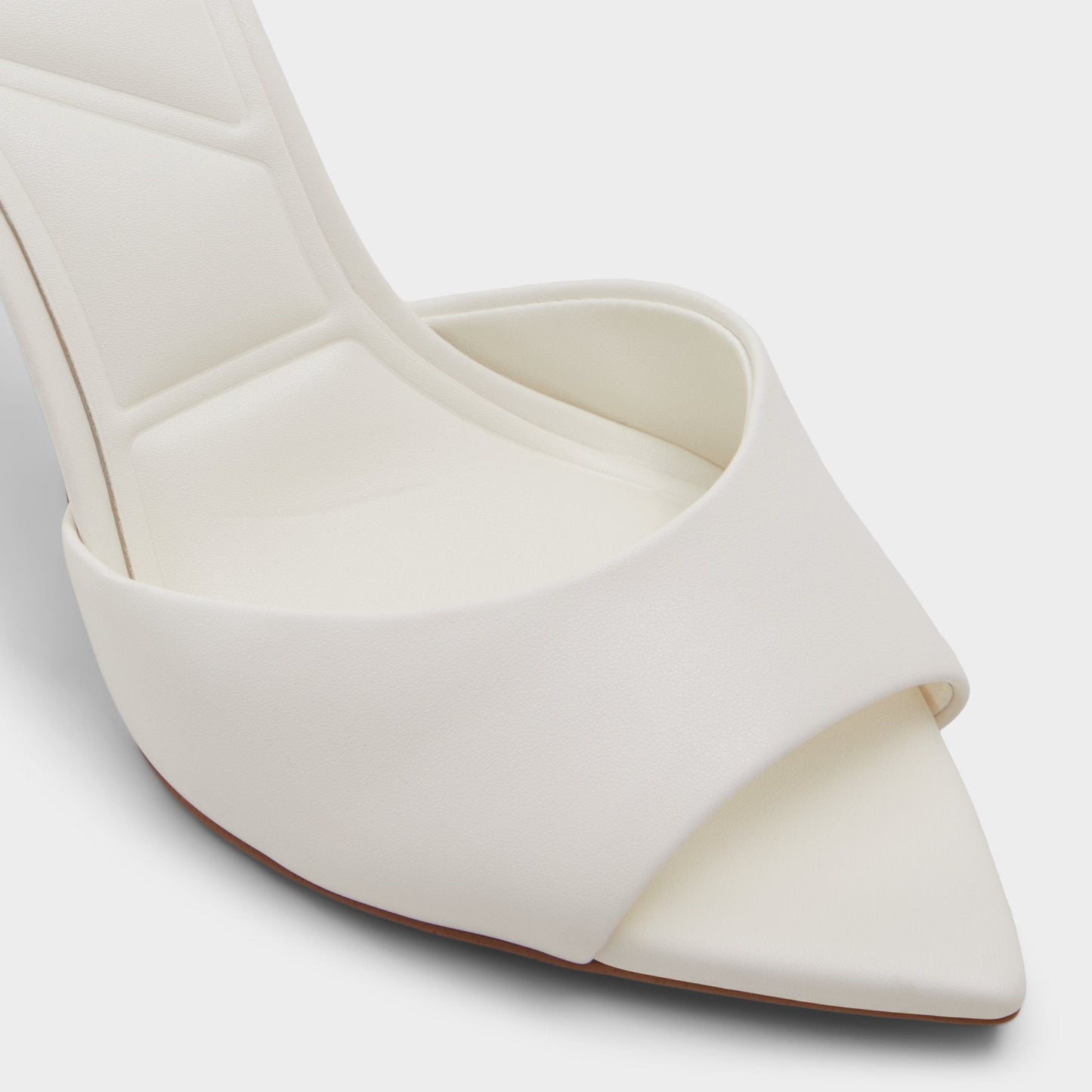 Anniebrilden White Women's Heeled mules - Heeled mule, Stiletto heel - White
