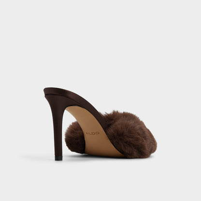 Anniebrilden in Dark Brown 14163209 - Heeled mule, Stiletto heel - Dark Brown