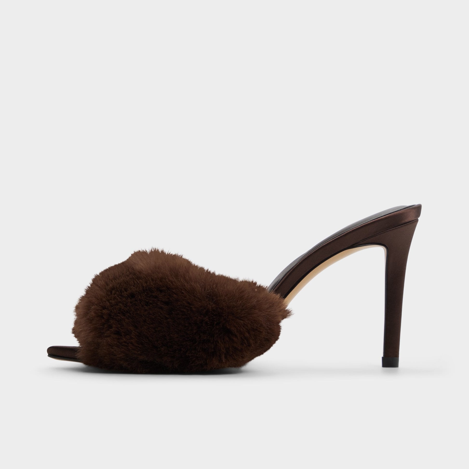 Anniebrilden in Dark Brown 14163209 - Heeled mule, Stiletto heel - Dark Brown