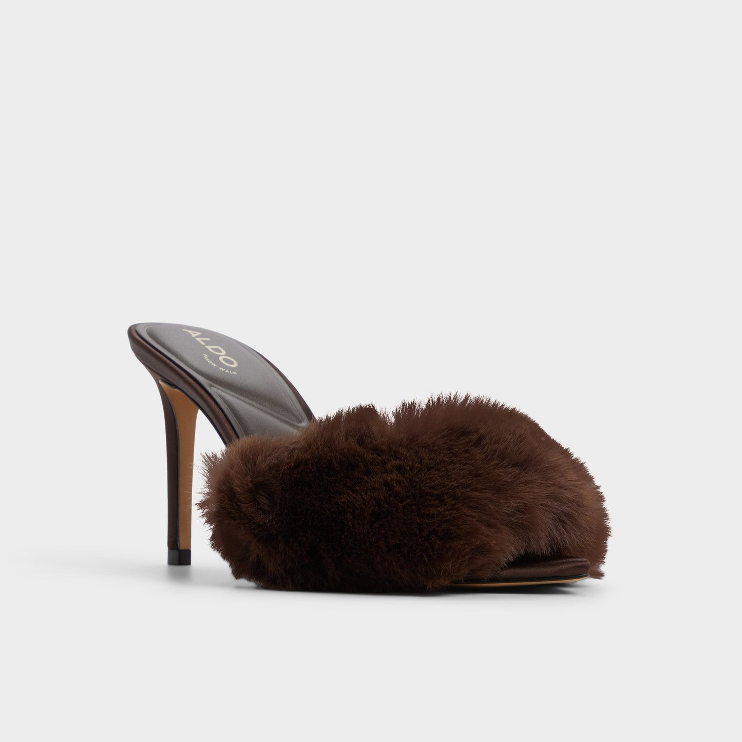 Anniebrilden in Dark Brown 14163209 - Heeled mule, Stiletto heel - Dark Brown