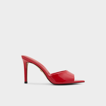 Anniebrilden Red Women's Heeled mules - Heeled mule, Stiletto heel - Red