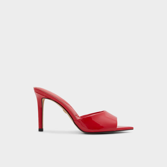 Anniebrilden Red Women's Heeled mules - Heeled mule, Stiletto heel - Red