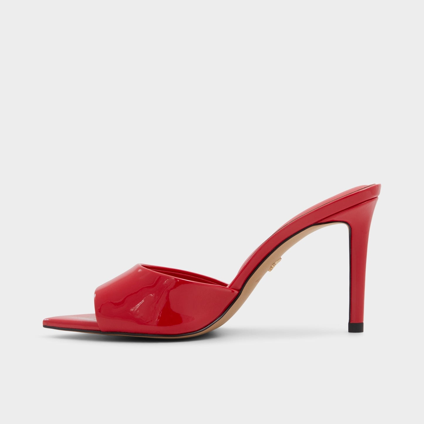 Anniebrilden Red Women's Heeled mules - Heeled mule, Stiletto heel - Red