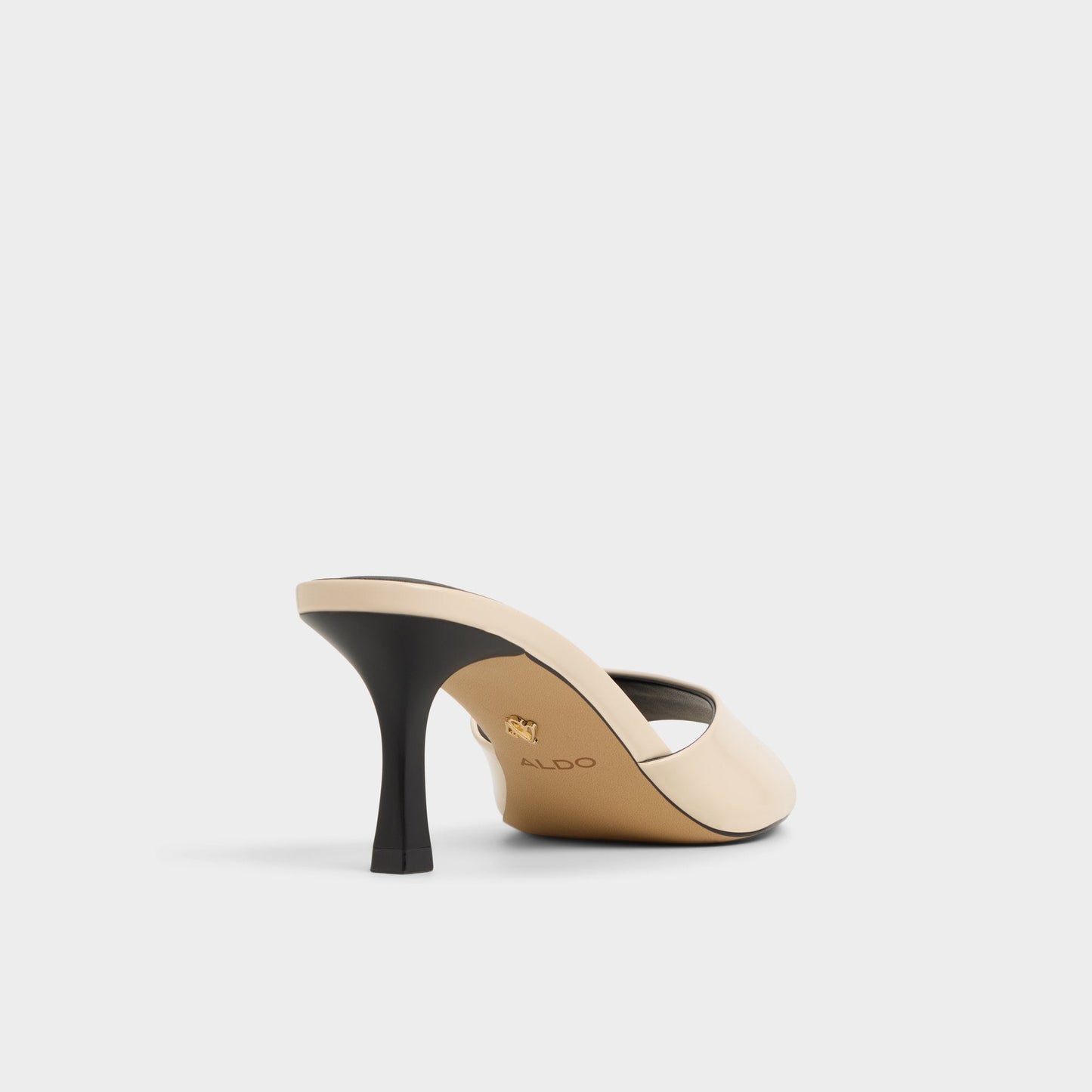 Annaberaen in Light Beige - Heeled mule, Stiletto heel - Light beige
