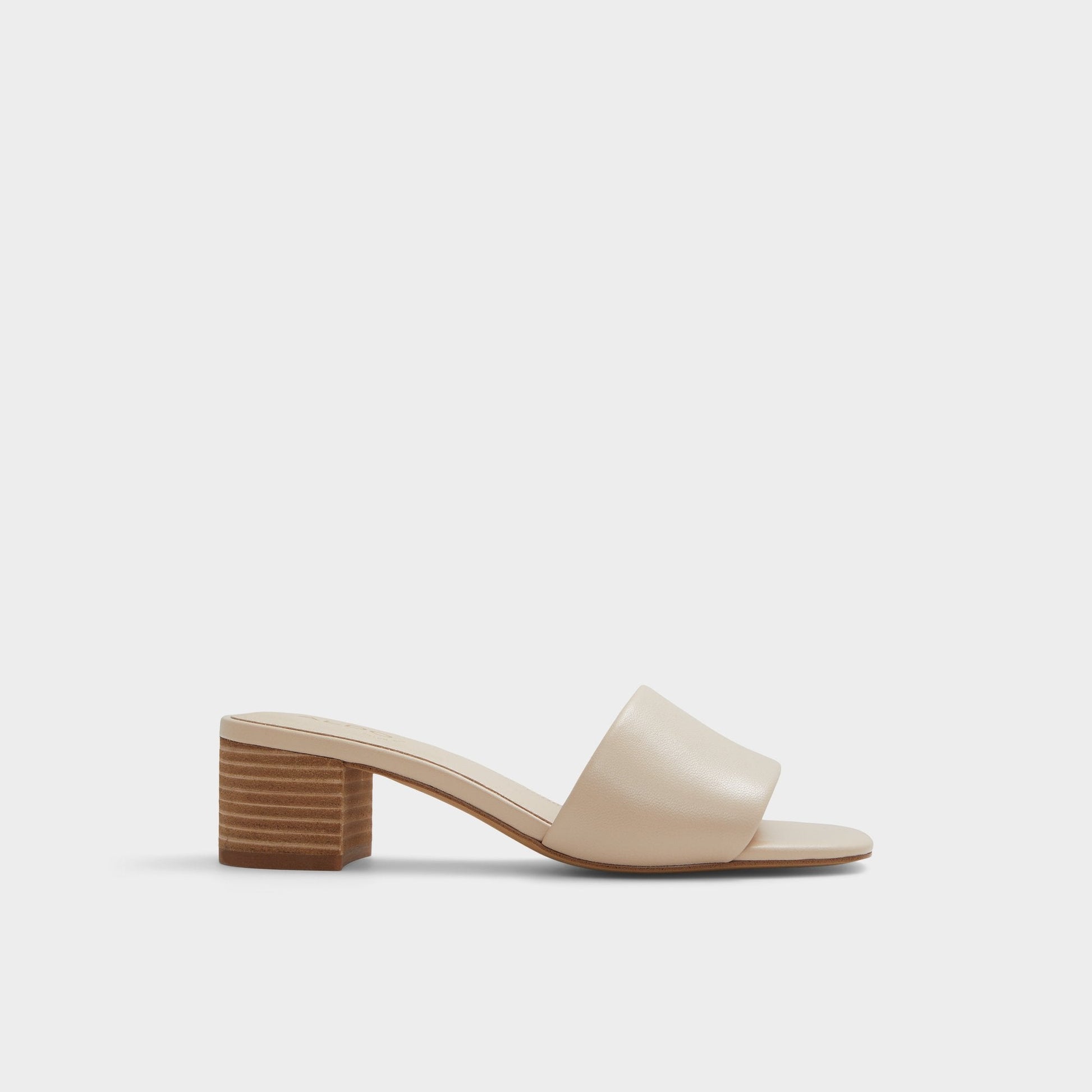 Claudina Other Beige Women's Block heels - Heeled mule, Block heel - Other Beige