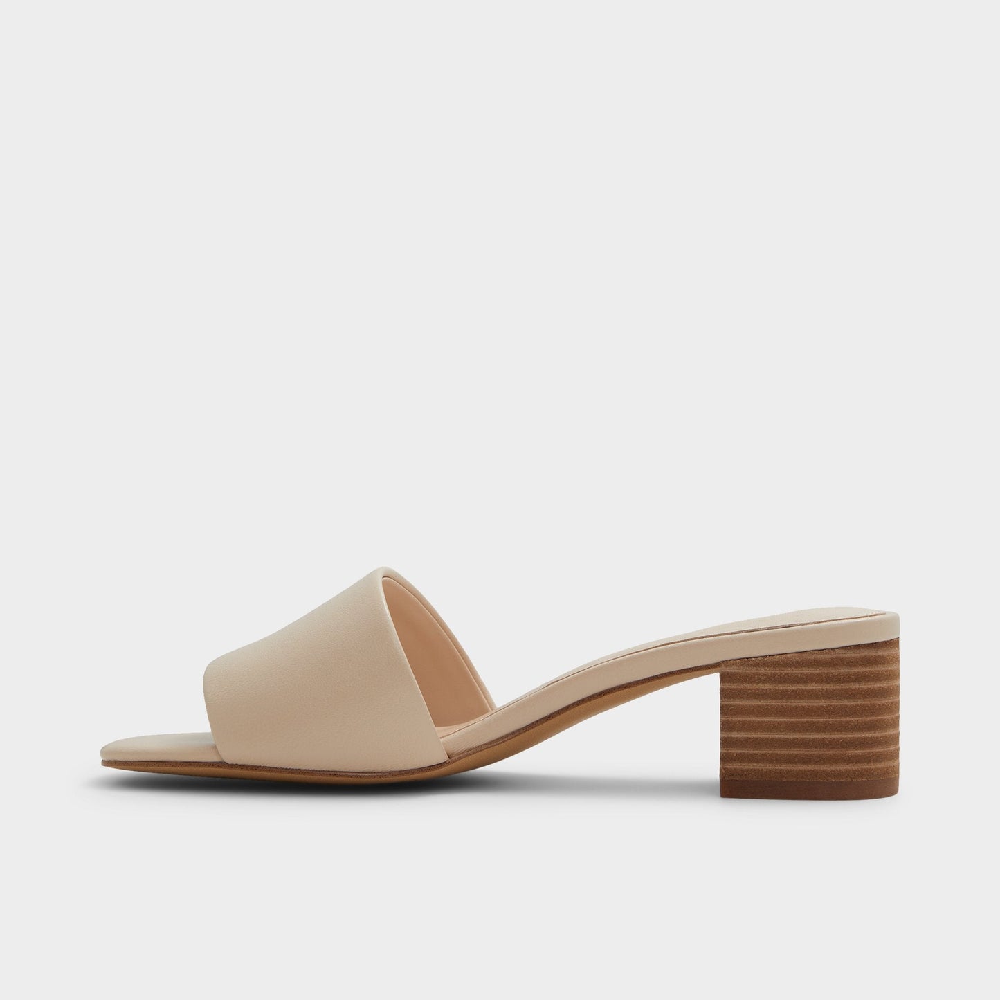 Claudina Other Beige Women's Block heels - Heeled mule, Block heel - Other Beige