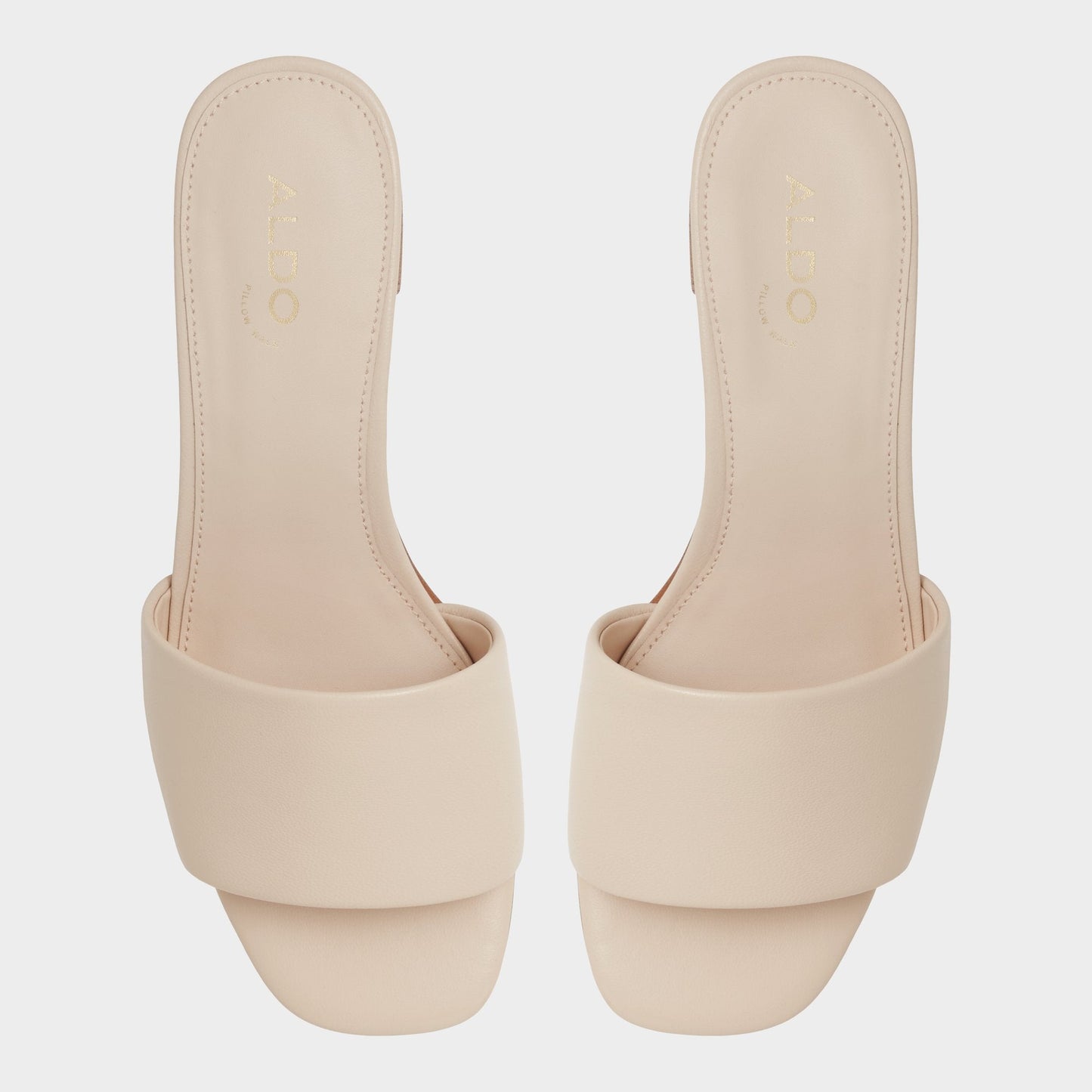 Claudina Other Beige Women's Block heels - Heeled mule, Block heel - Other Beige