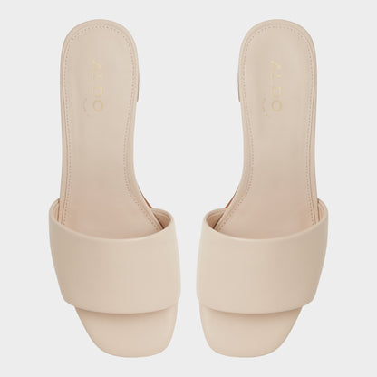 Claudina Other Beige Women's Block heels - Heeled mule, Block heel - Other Beige