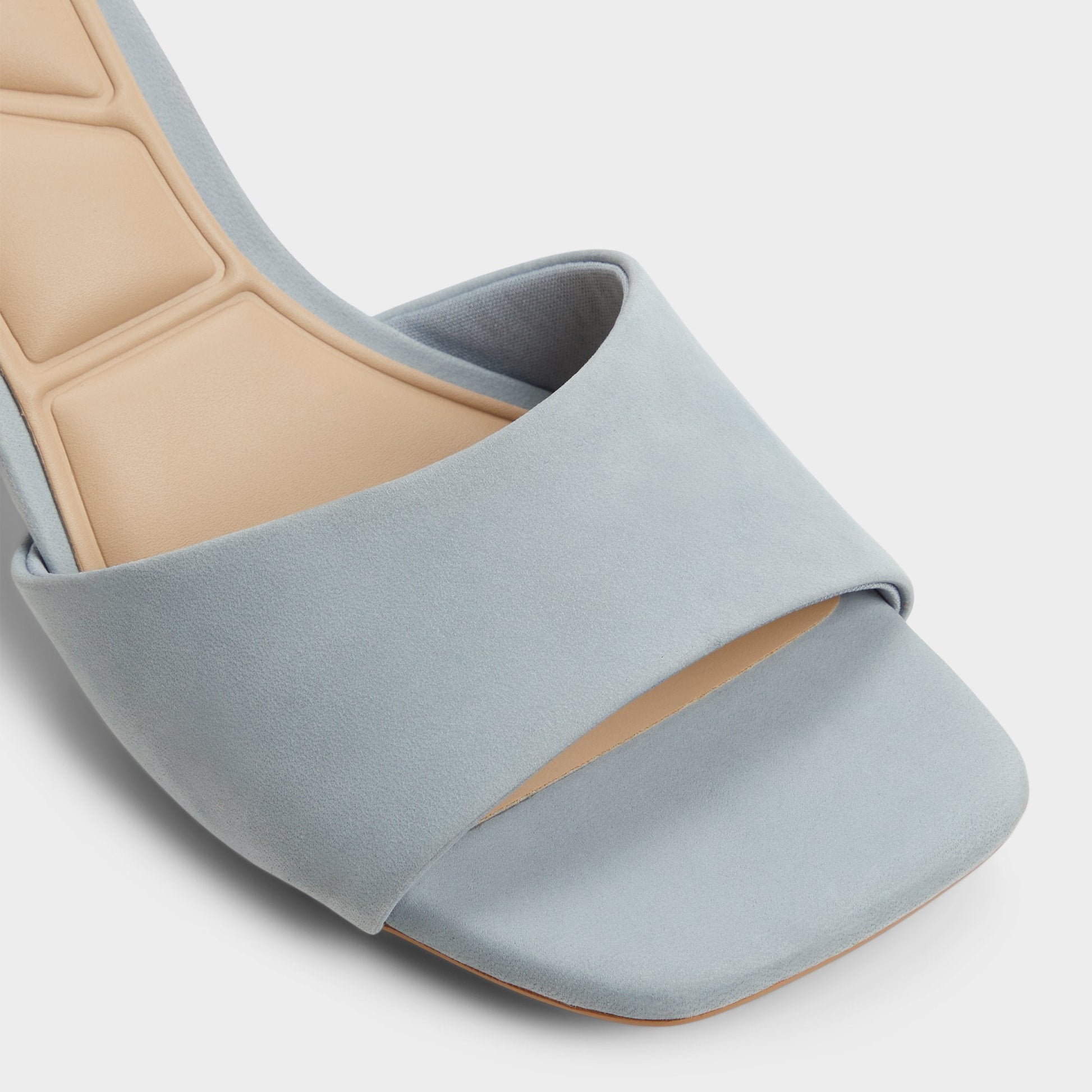 Tisha Other Blue Women's Heeled mules - Heeled mule, Block heel - Other Blue