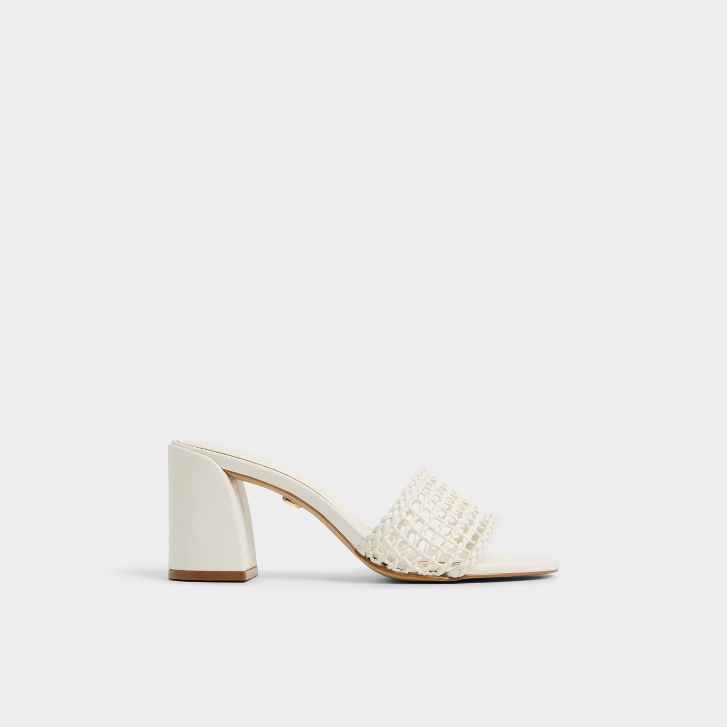 Beachdate White/Bone Women's Block heels - Heeled mule, Block heel - White/Bone