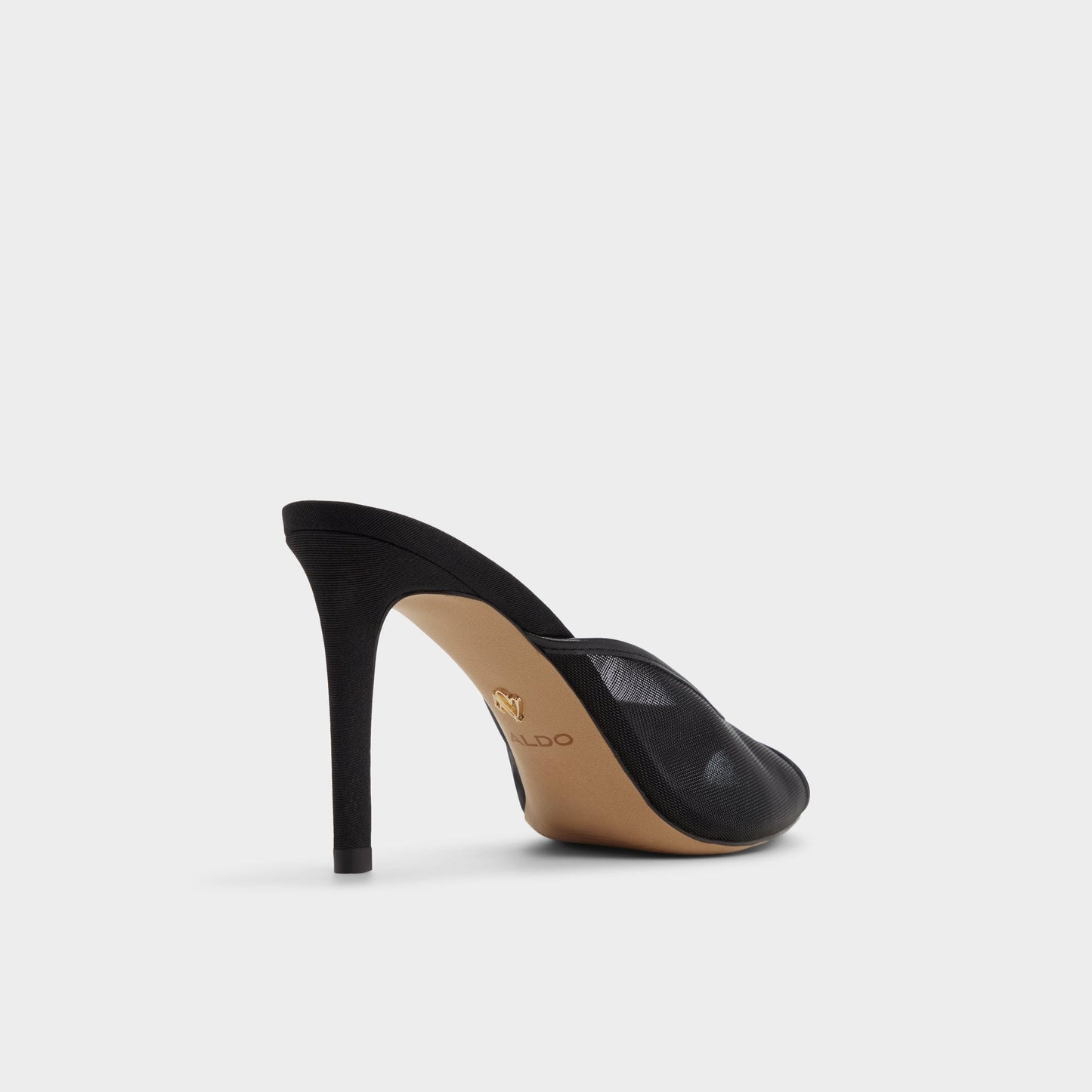 Elennah in Black 14161302 - Heeled mule, Stiletto heel - Black