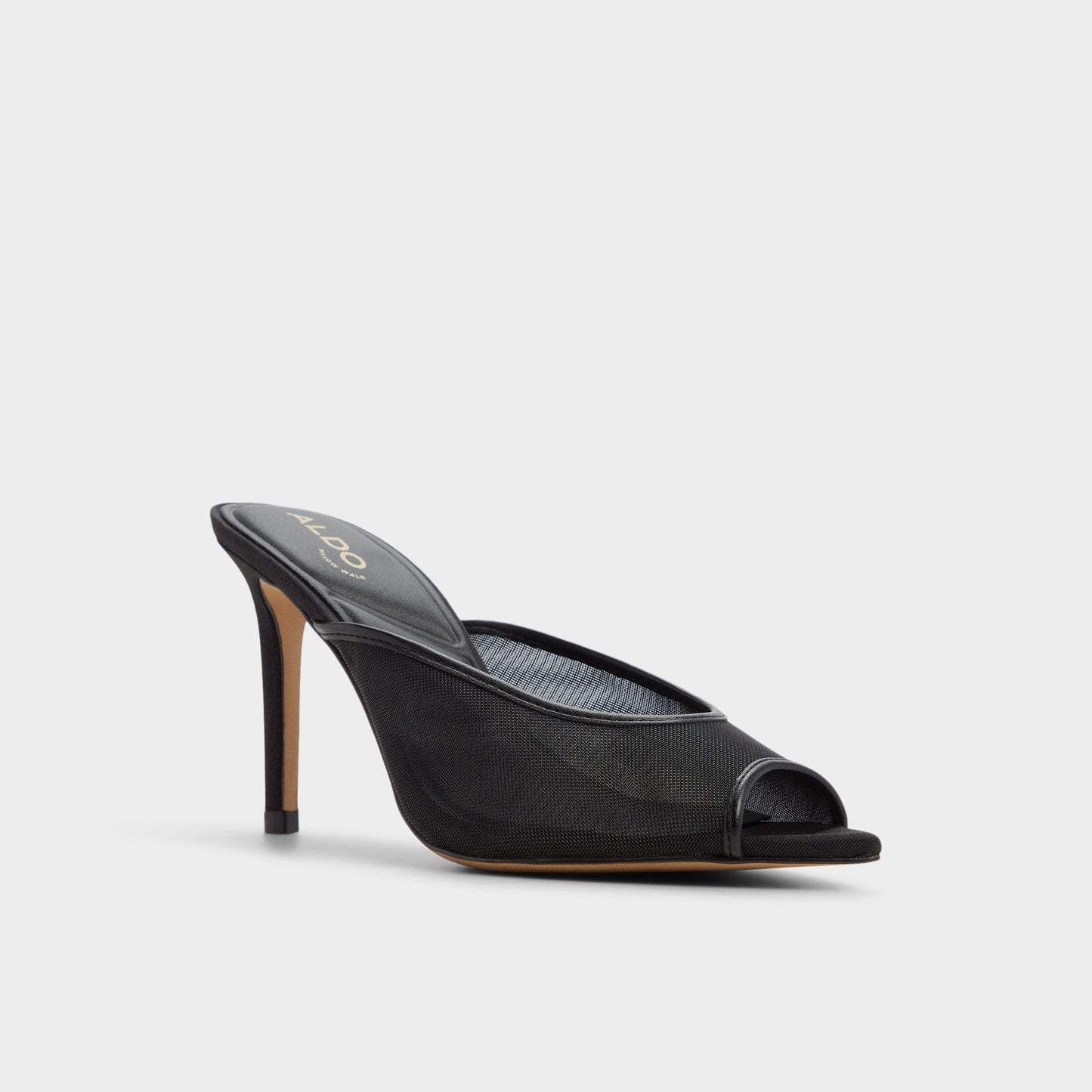 Elennah in Black 14161302 - Heeled mule, Stiletto heel - Black