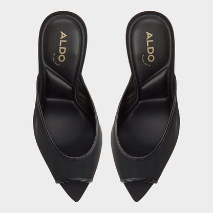 Elennah in Black 14161302 - Heeled mule, Stiletto heel - Black