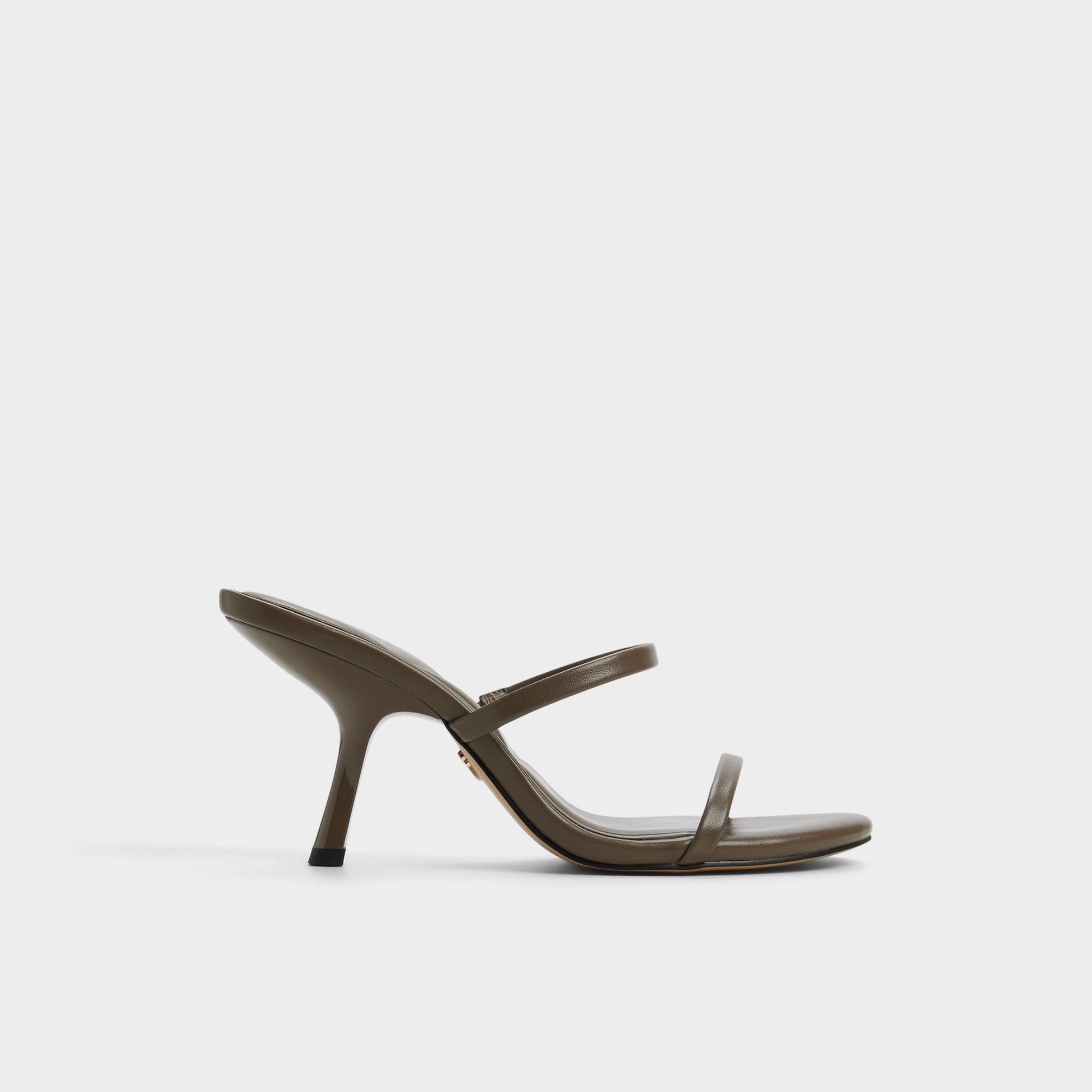 Avelinda in Khaki - Heeled mule - Khaki