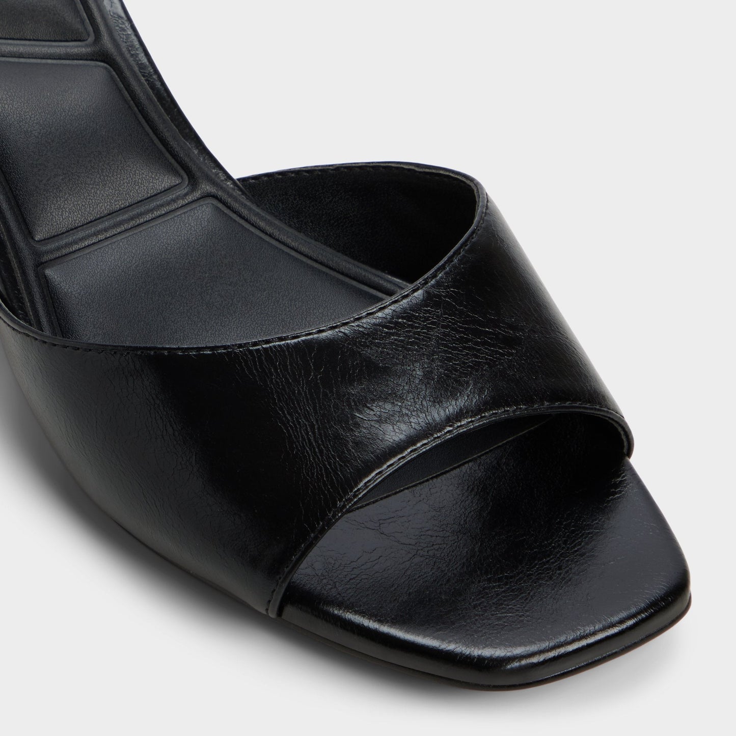 Haeden Black Women's Heeled mules - Heeled mule, Kitten heel - Black